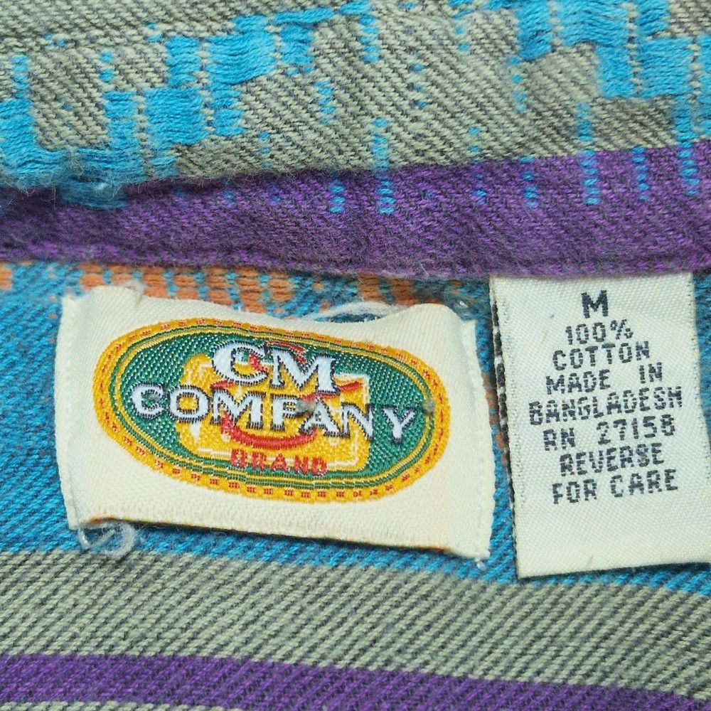 Other Vintage CM Company Sz M Aztec Southwest Woven Pattern Shirt Size M / US 6-8 / IT 42-44 - 4 Thumbnail