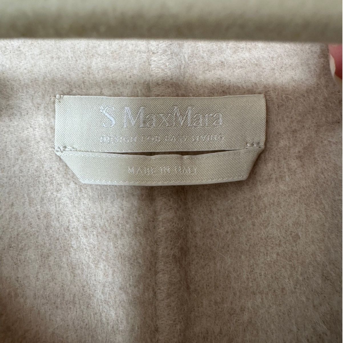 Max Mara S Max Mara Tan Long Sleeve Zip Hooded Wool Angora Shacket 8 Size M / US 6-8 / IT 42-44 - 9 Thumbnail