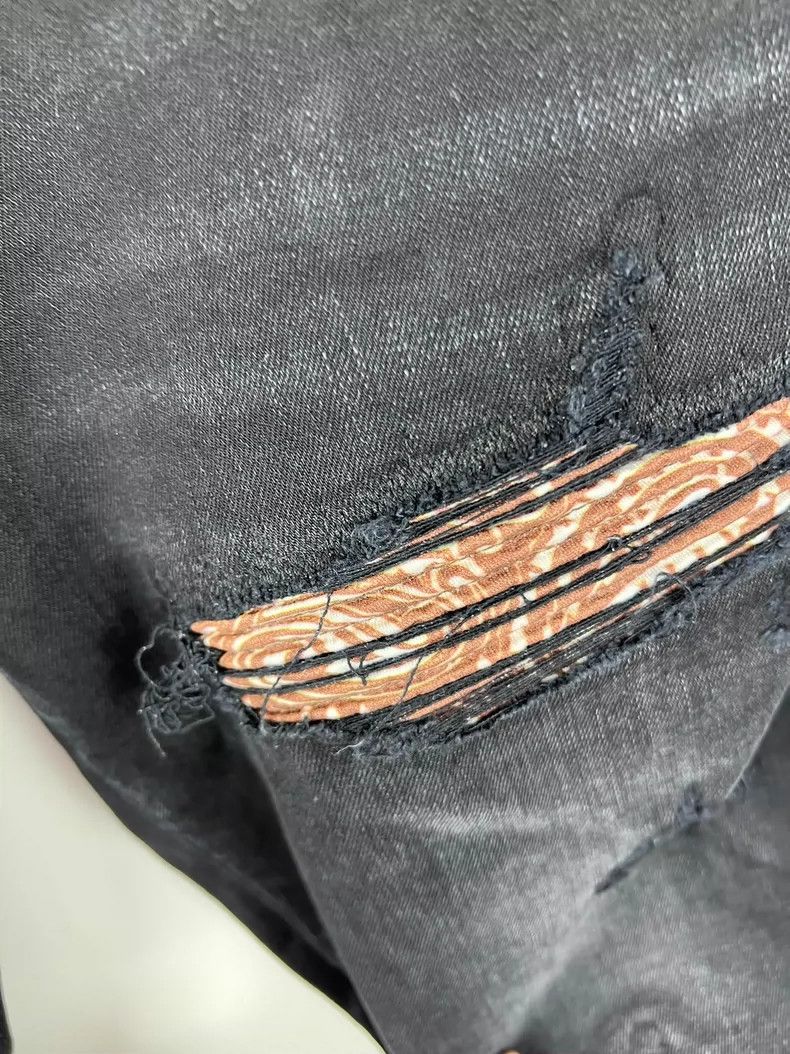 Amiri Amiri Black and brown cashew mx1 jeans Size US 36 / EU 52 - 3 Thumbnail