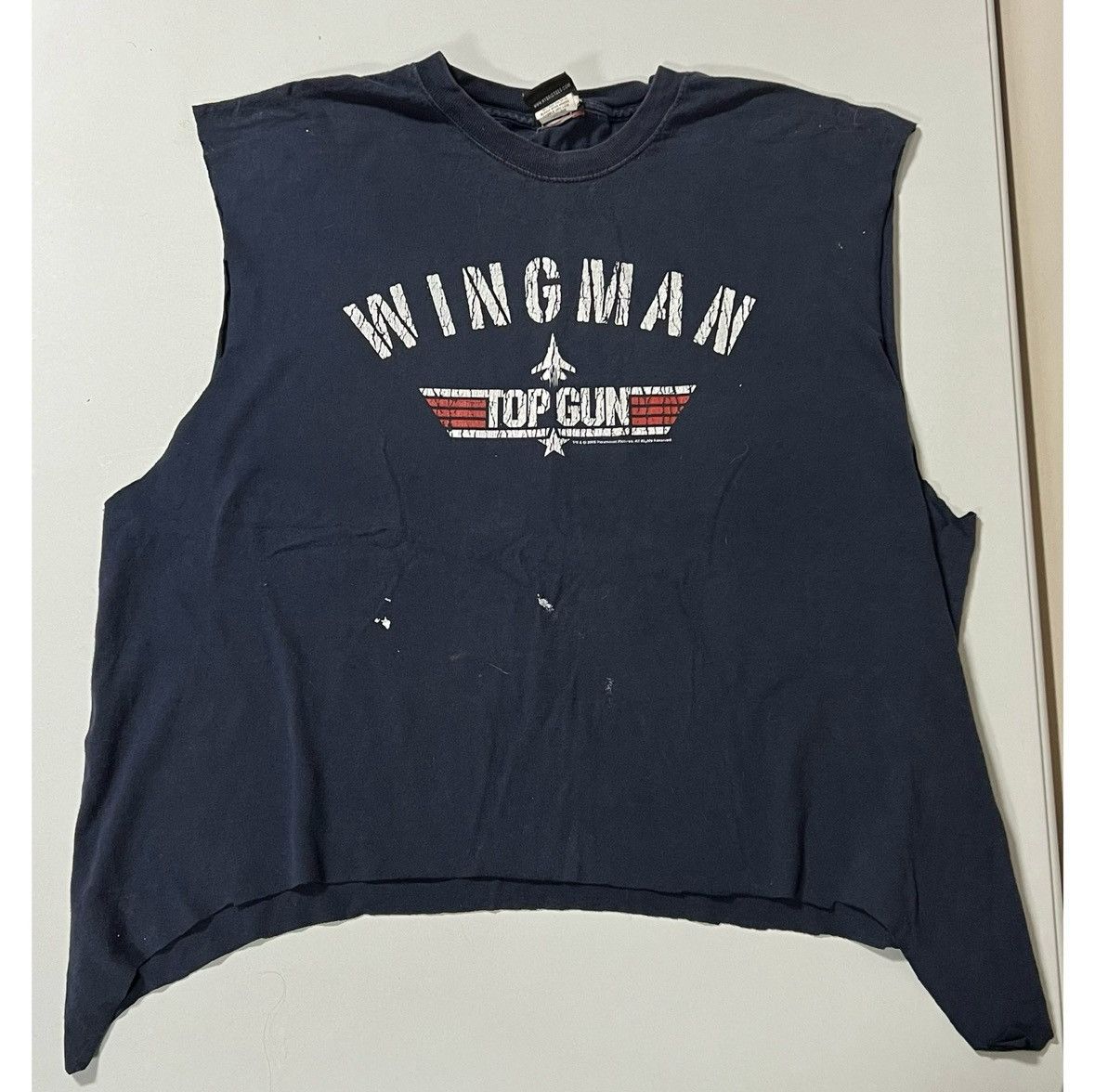 Vintage Hybrid Tees ‘Top Gun: Wingman’ Muscle Tee Tank T-Shirt XL ✈️ Size US XL / EU 56 / 4 - 1 Thumbnail