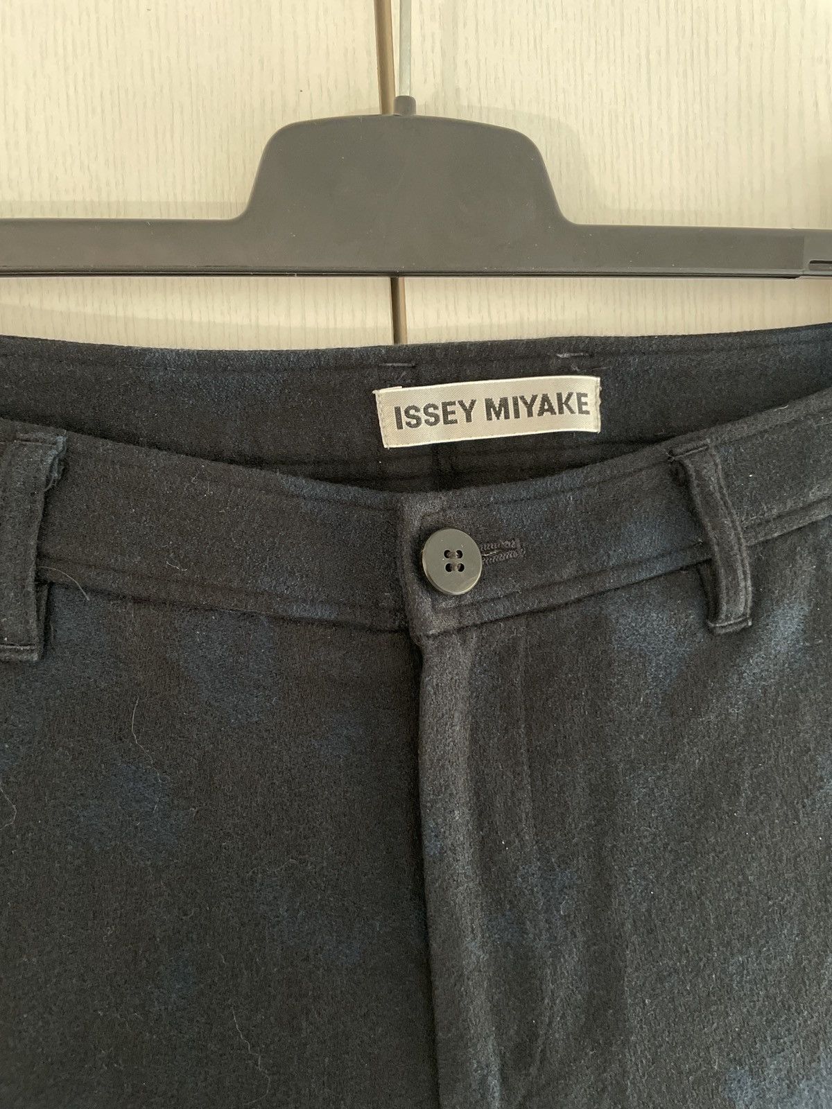 Issey Miyake Issey Miyake Black Cropped Flare Trousers Size 28" / US 6 / IT 42 - 3 Thumbnail
