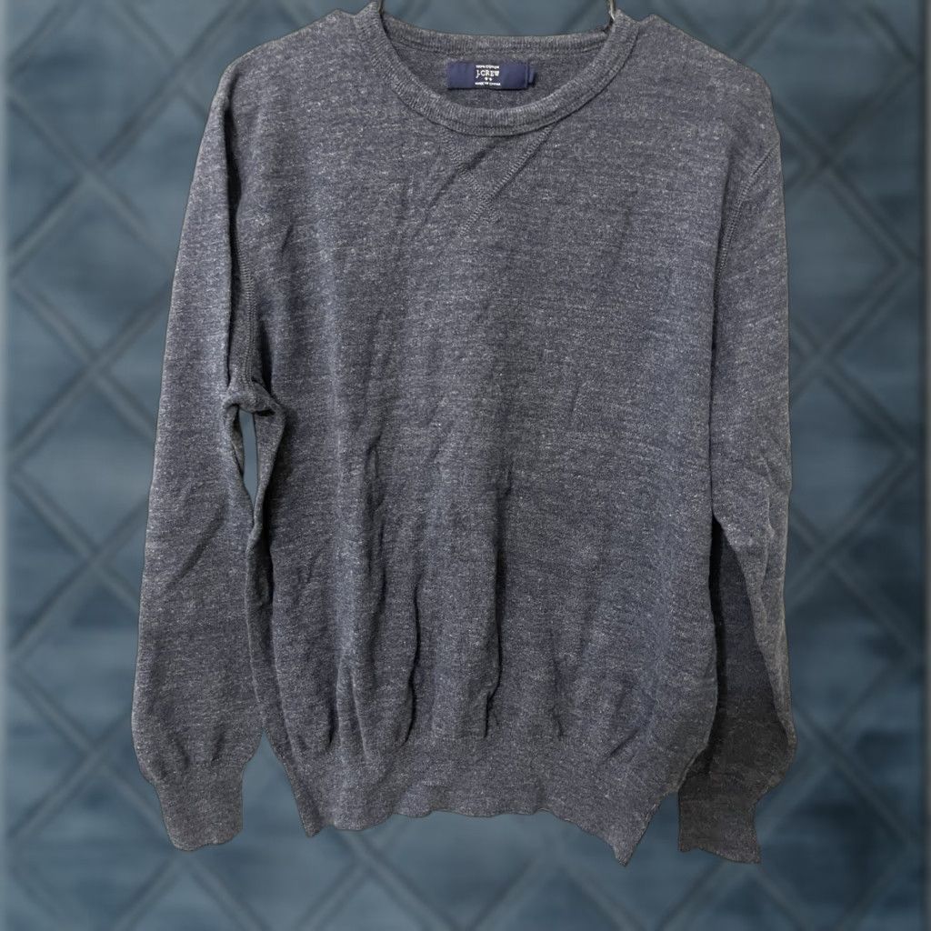 J.Crew J.CREW Pullover Sweater Large Mens Heather Blue Casual Long Sleeve Size US L / EU 52-54 / 3 - 1 Thumbnail