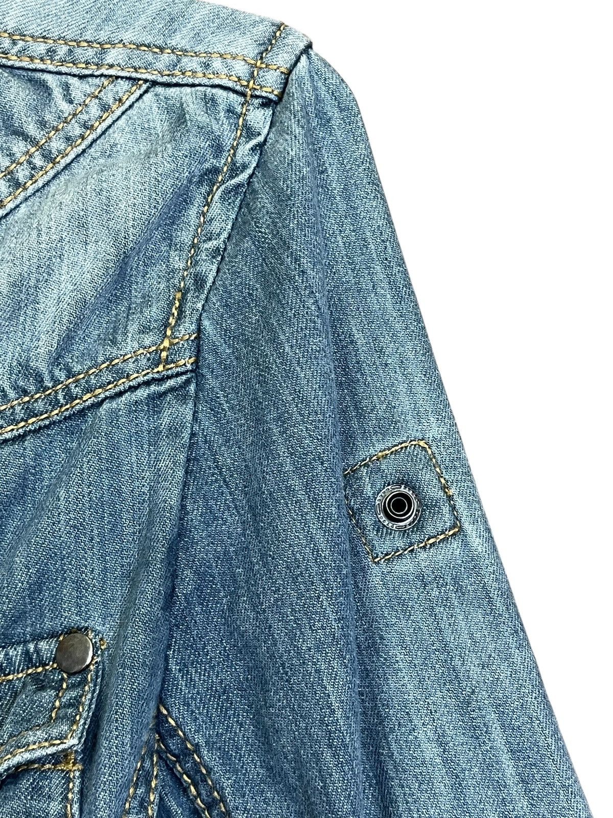 Tornado Mart sick🔥TORNADO MART JAPAN 3quarter hand trucker denim jacket Size US M / EU 48-50 / 2 - 11 Thumbnail