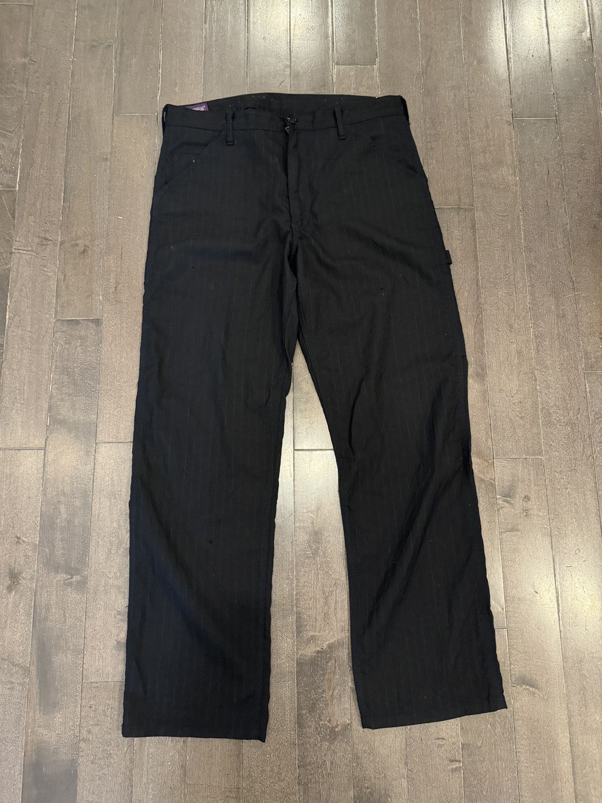 Nepenthes Nepenthes Light Wool Navy Pinstripe Pants Size US 34 / EU 50 - 1 Thumbnail