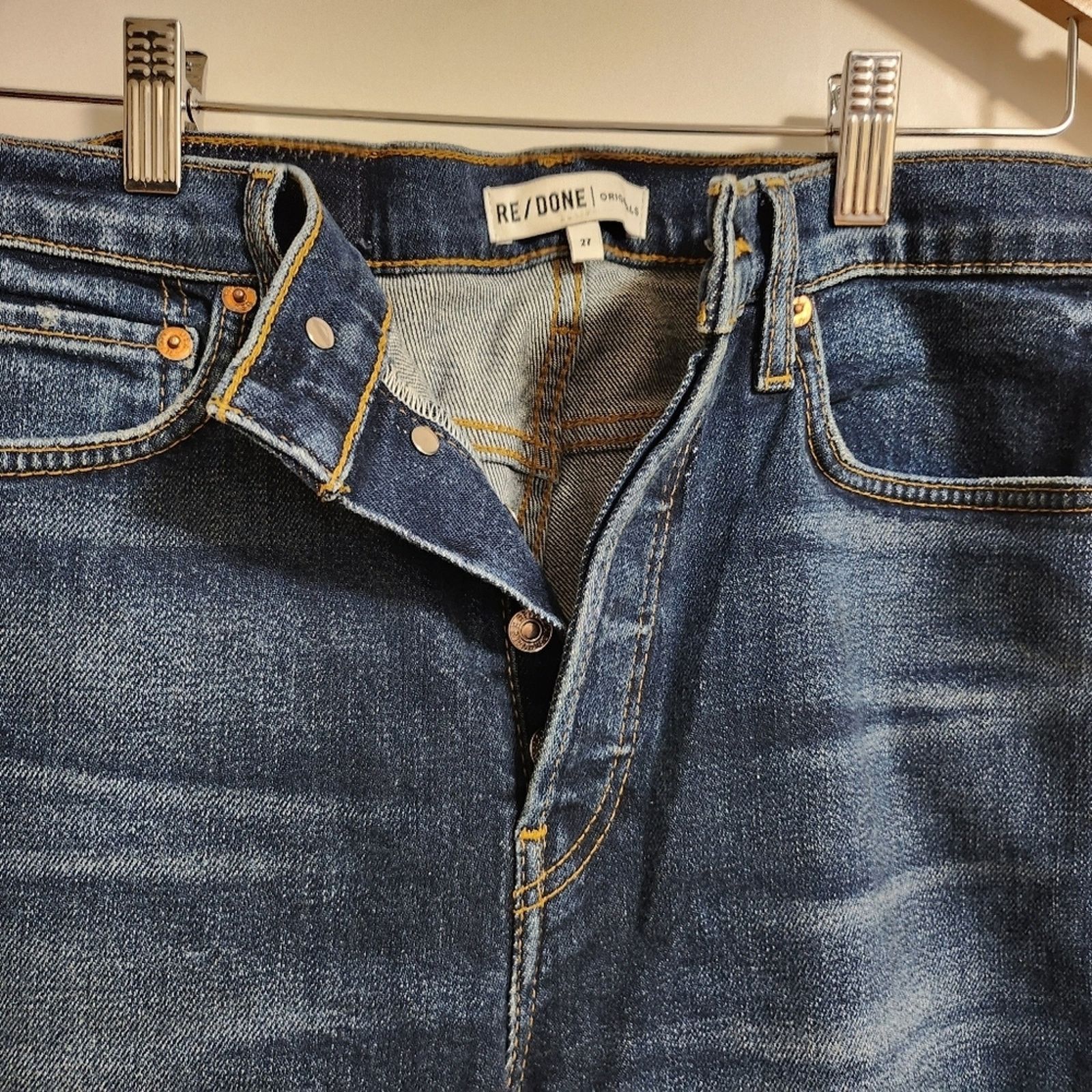 RE/DONE Re/Done-90's High Rise ankle crop Size 27" / US 4 / IT 40 - 3 Thumbnail