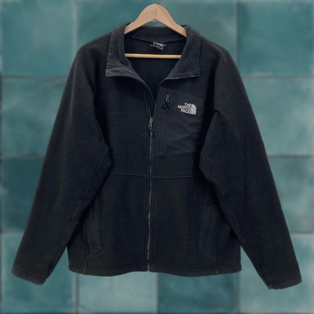 The North Face The North Face Denali Jacket Mens Large Black Fleece Full Zip Chest Pocket Camp Size US L / EU 52-54 / 3 - 1 Thumbnail