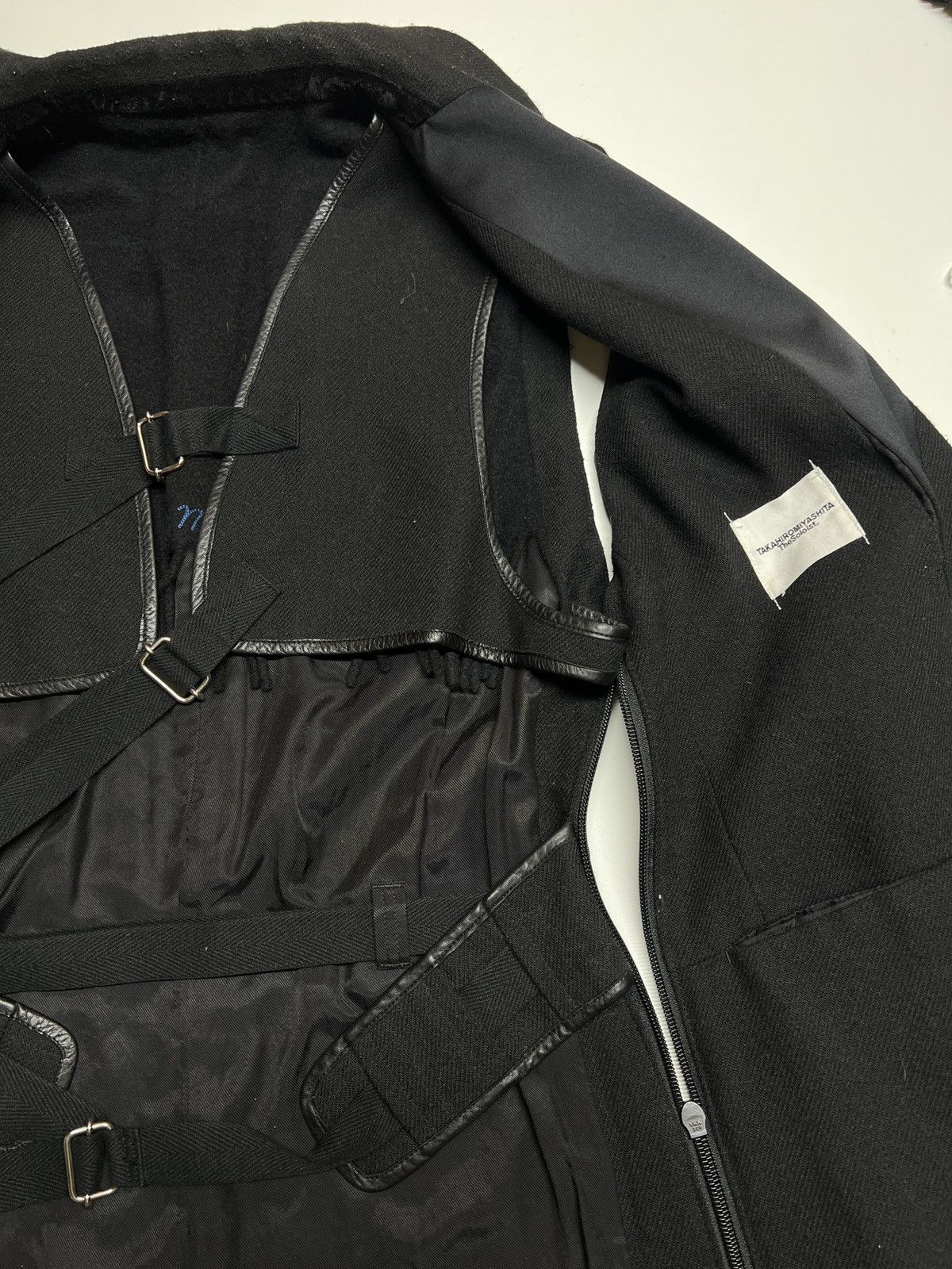 Takahiromiyashita The Soloist. Aw18 harness blazer ‘sleeveless’ Size 50R - 8 Thumbnail