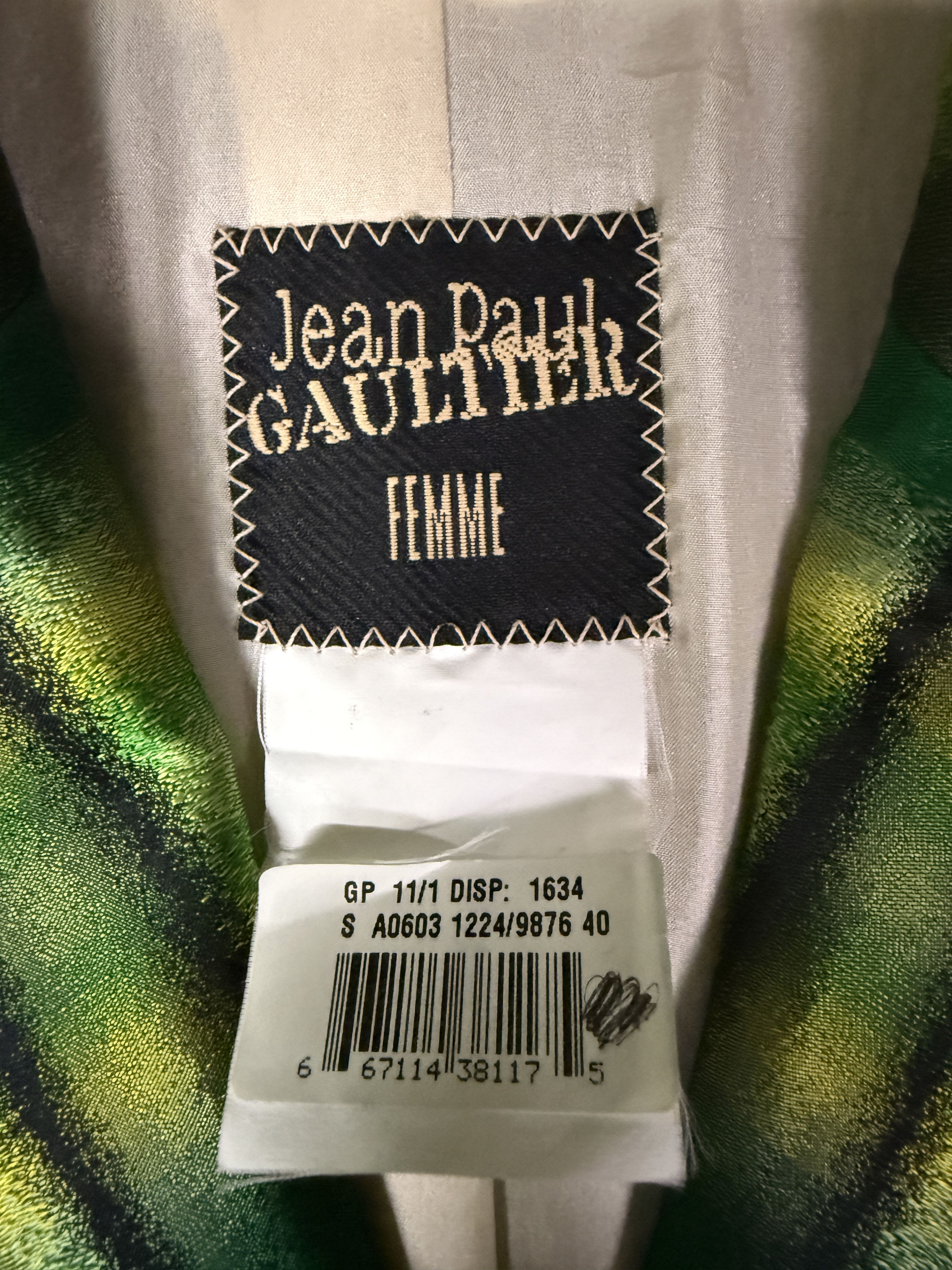 Jean Paul Gaultier Vintage Jean Paul Gaultier Plaid Ruffle Skirt Jacket 6 Size M / US 6-8 / IT 42-44 - 4 Thumbnail