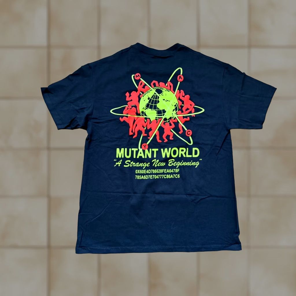 Vintage MAYC Mutant Yacht Club World MUTANT WORLD Tee Shirt BAYC - Size L LARGE NWOT T-Shirt Men Black Skull 90s? Size US L / EU 52-54 / 3 - 1 Thumbnail
