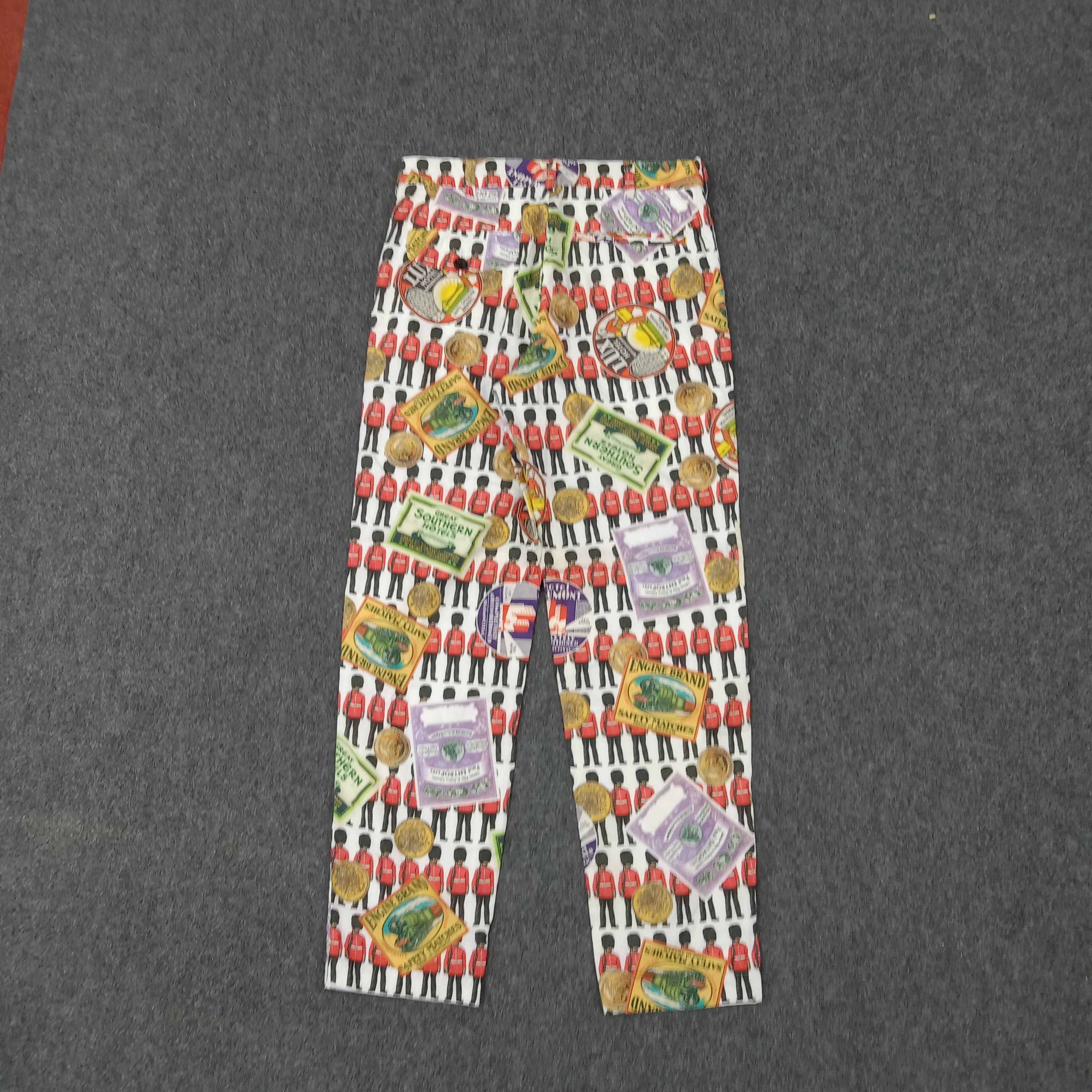 Comme des Garcons × Japanese Brand × Vintage Comme des Garcons Tricot Japanese Designer Fullprint Pants Size US 28 / EU 44 - 5 Thumbnail
