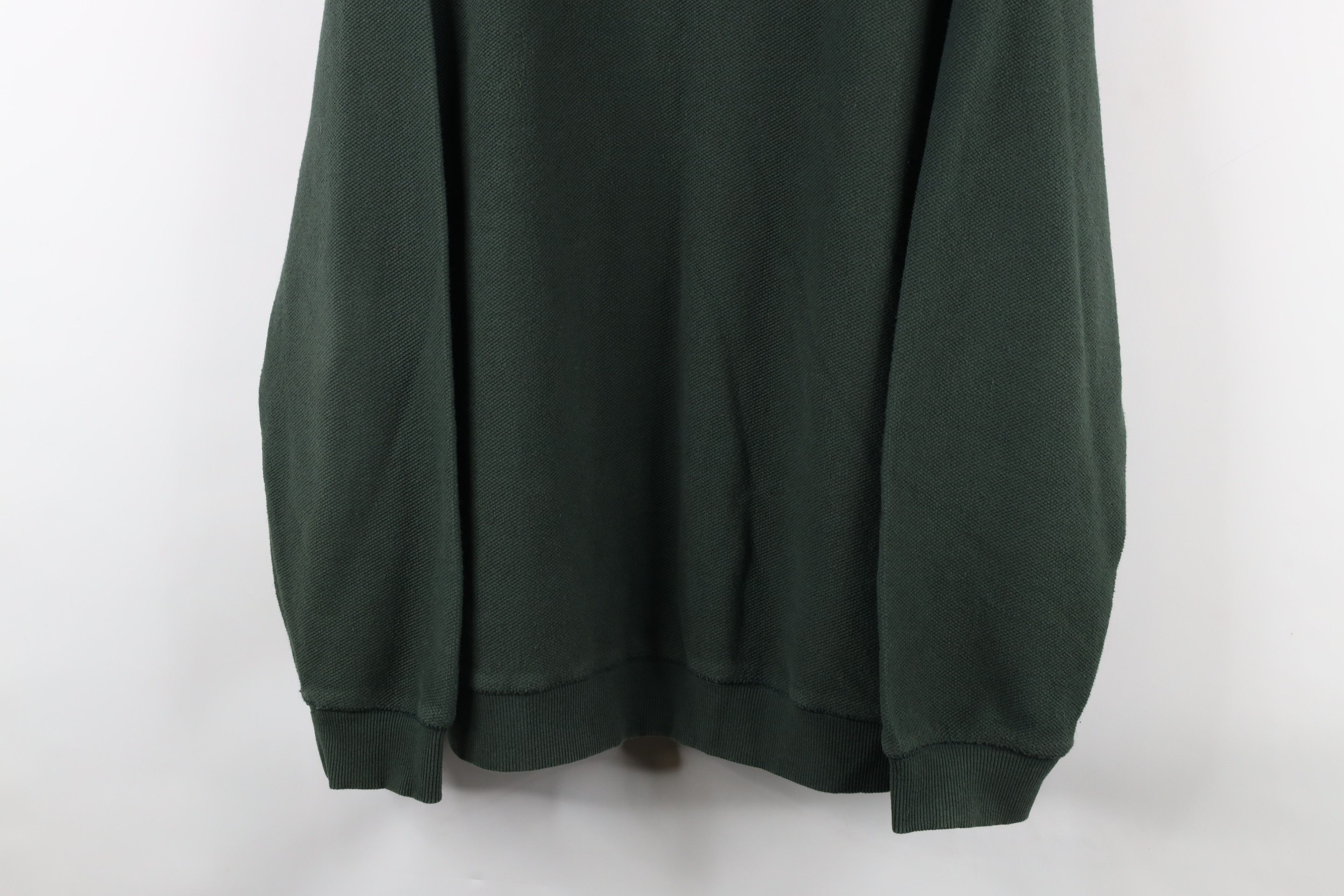 L.L. Bean × Vintage Vintage LL Bean Heavyweight Waffle Knit Sweatshirt Green Size US XL / EU 56 / 4 - 3 Thumbnail