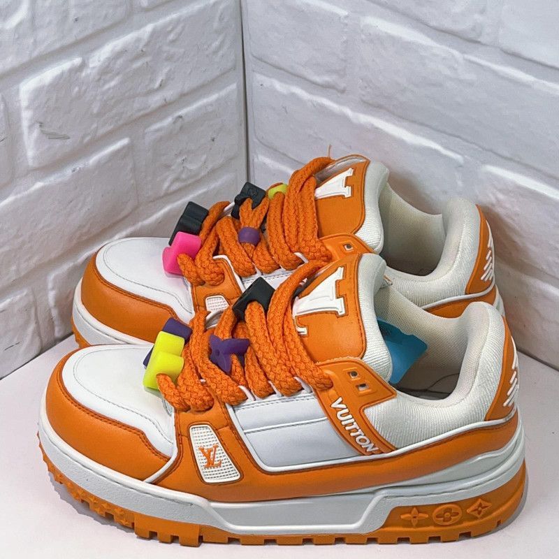 Louis Vuitton Louis Vuitton Trainer Maxi Low-Top Fashion Sneakers -2508 Size US 8.5 / EU 41-42 - 2 Thumbnail