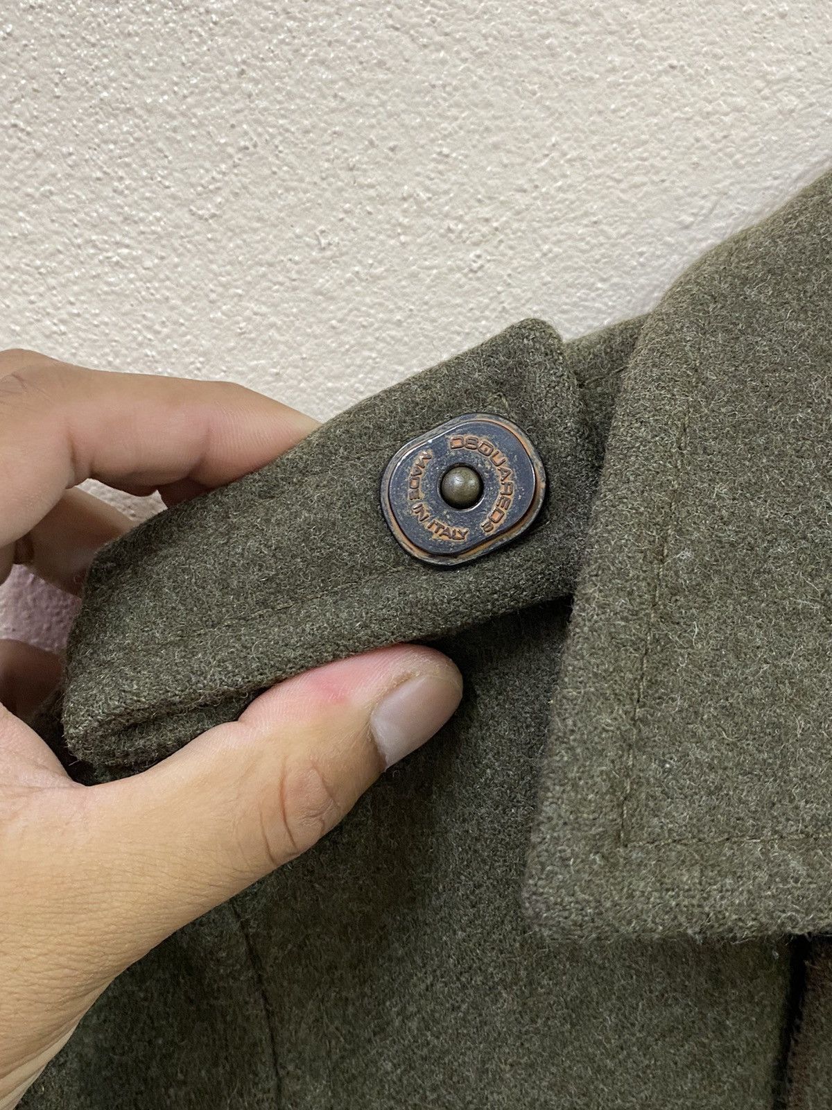 Dsquared2 DSQUARED 2 Jacket Military Style - Wool Size US M / EU 48-50 / 2 - 13 Thumbnail