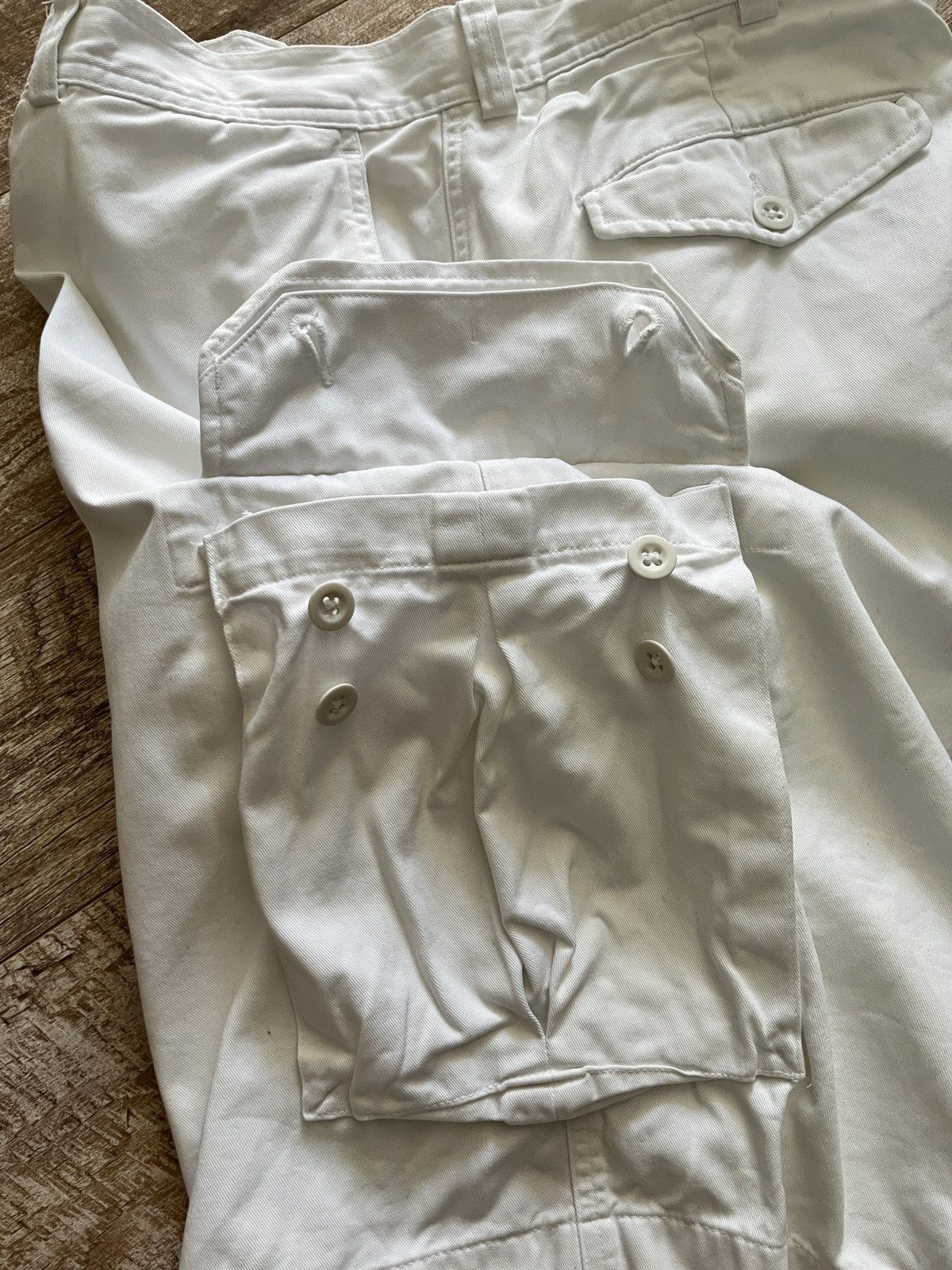 Vintage Vintage Polo Ralph Lauren Cargo Denim Shorts Size US 38 / EU 54 - 5 Thumbnail