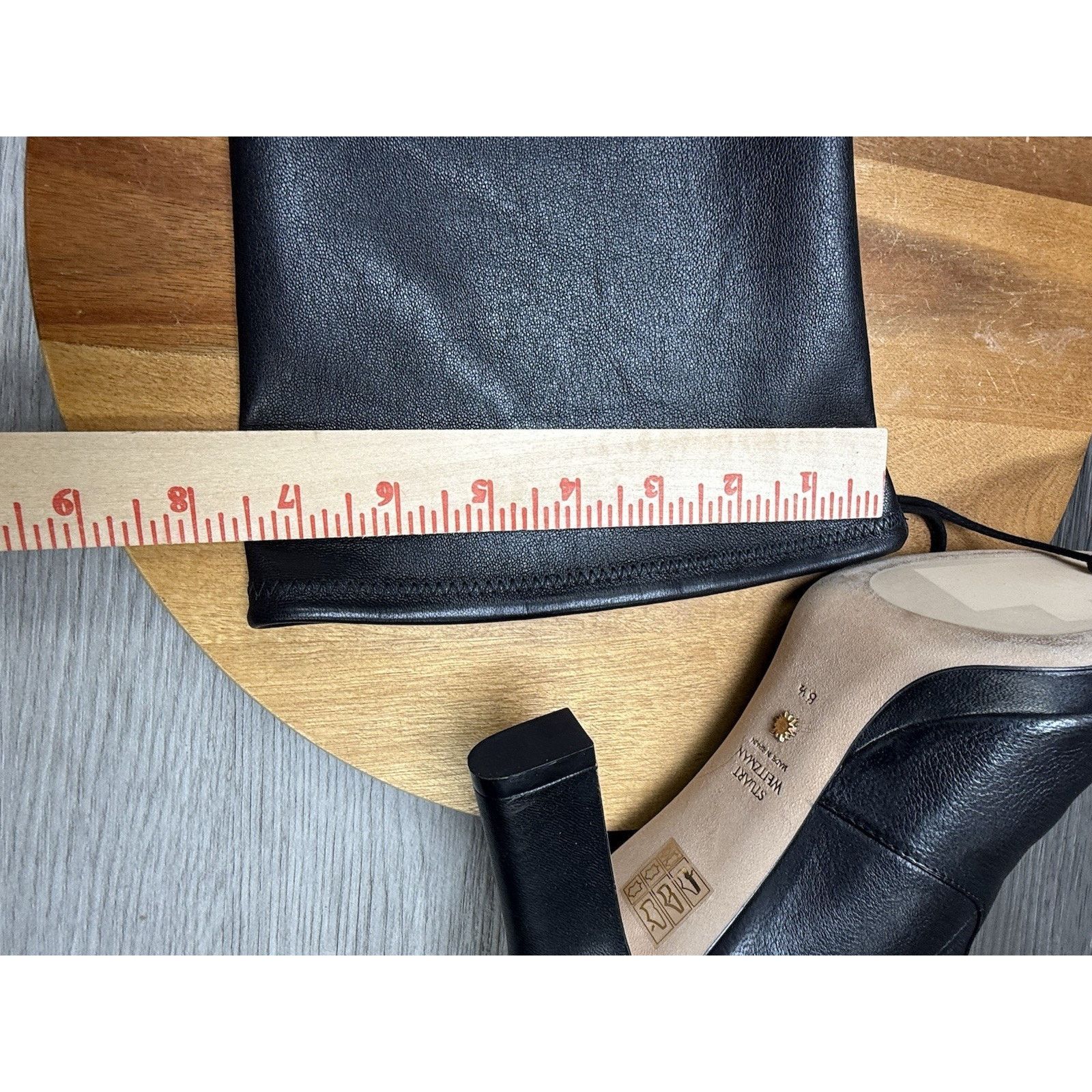 Stuart Weitzman STUART WEITZMAN ARDENT BACK-TIE STRETCH LEATH KNEE Size 8.5 Size US 8.5 / IT 38.5 - 9 Thumbnail