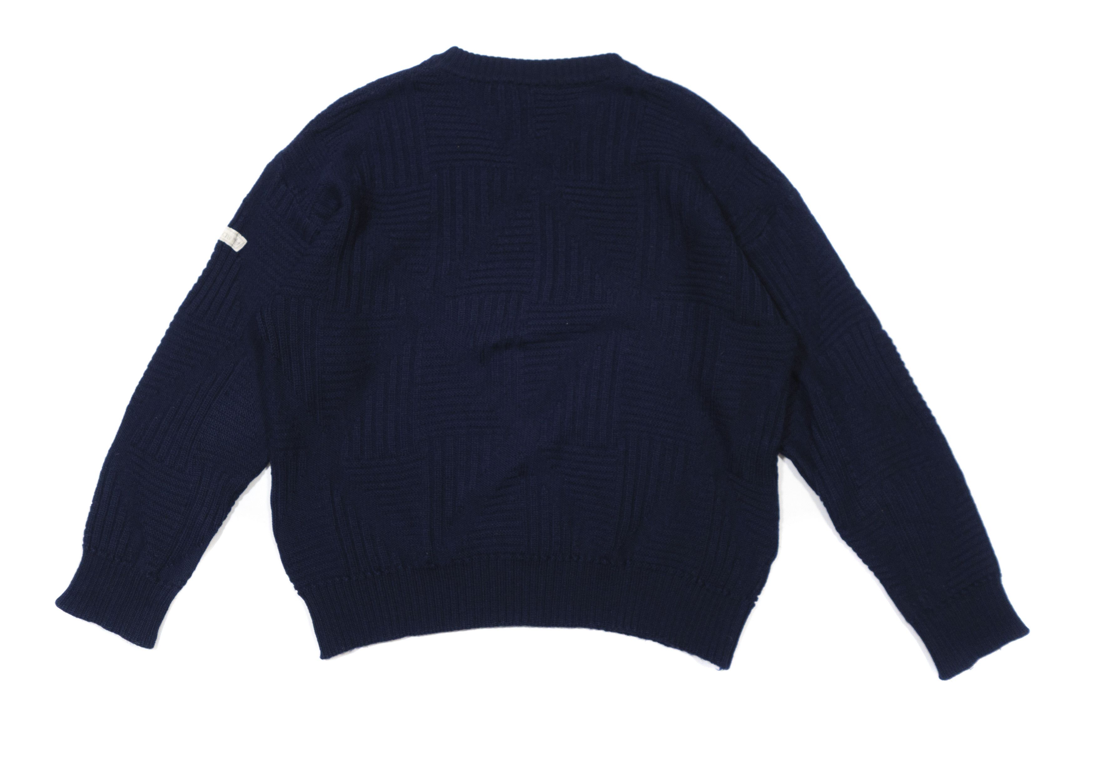 Adidas 90S Cable Knit Size US M / EU 48-50 / 2 - 2 Thumbnail