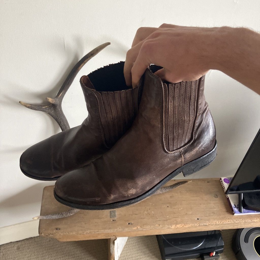 A.S.98 A.s.98 brown leather chelsea boot Size US 10 / EU 43 - 5 Thumbnail