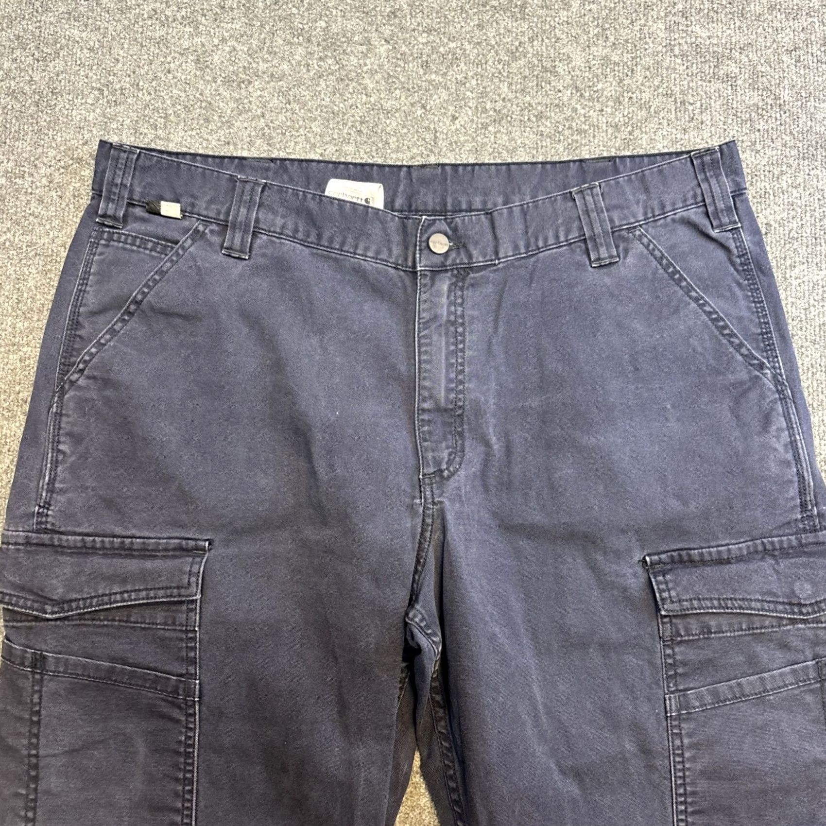 Carhartt Carhartt FR Cargo Pants 104205-126 Men’s 40 X 30 Navy Blue Cargo Pants Mens 40 Inseam 30 Blue Size US 40 / EU 56 - 3 Thumbnail