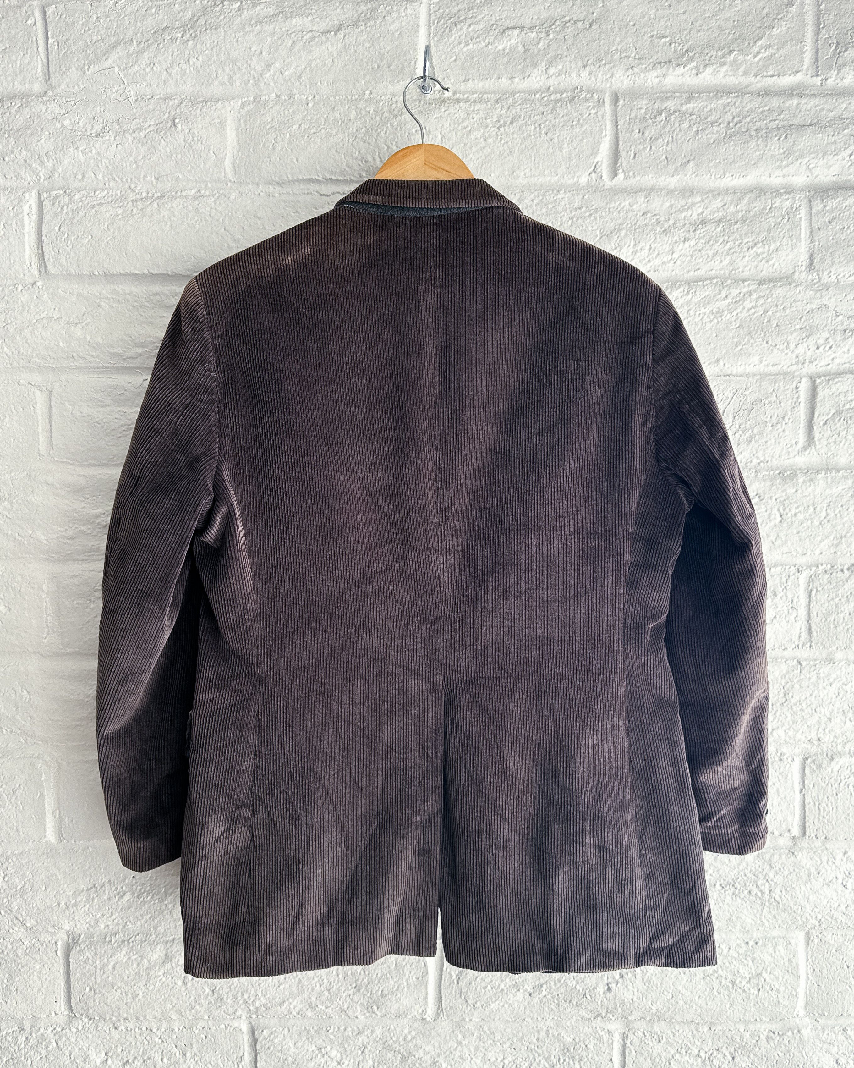 Vintage Vintage 1980s Cambridge Classics Gray Corduroy Blazer 42S Size 42S - 8 Thumbnail