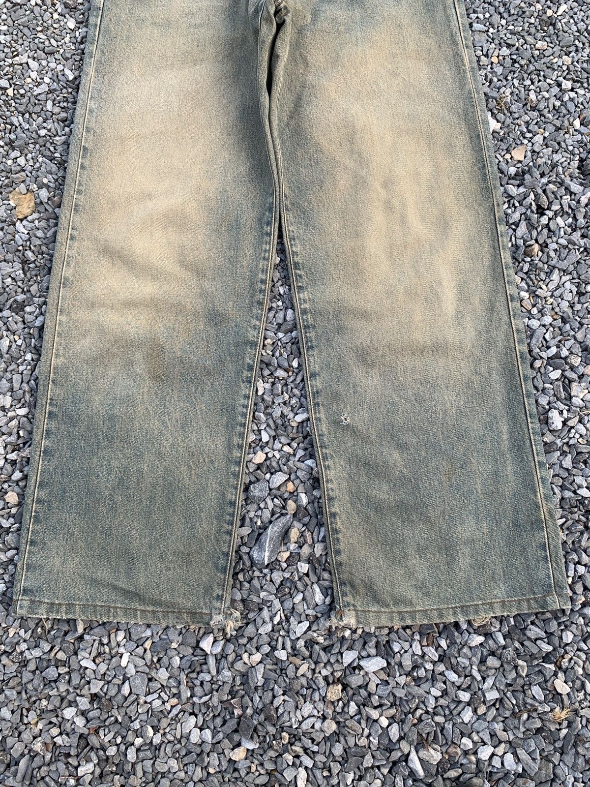 Kapital VINTAGE WRANGLER SELVEDGE BAGGY RUSTY DISTRESSED DENIM Size US 30 / EU 46 - 7 Thumbnail