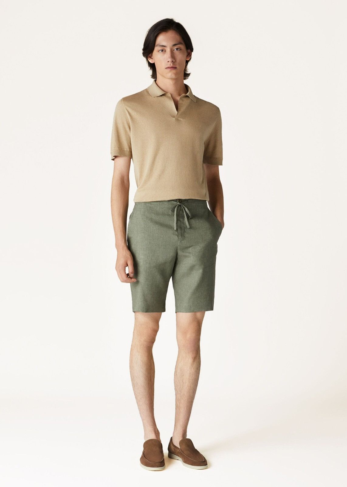 Loro Piana o1srvl11e0325 FAM2486 Bermuda Short in Green Size US 32 / EU 48 - 5 Thumbnail