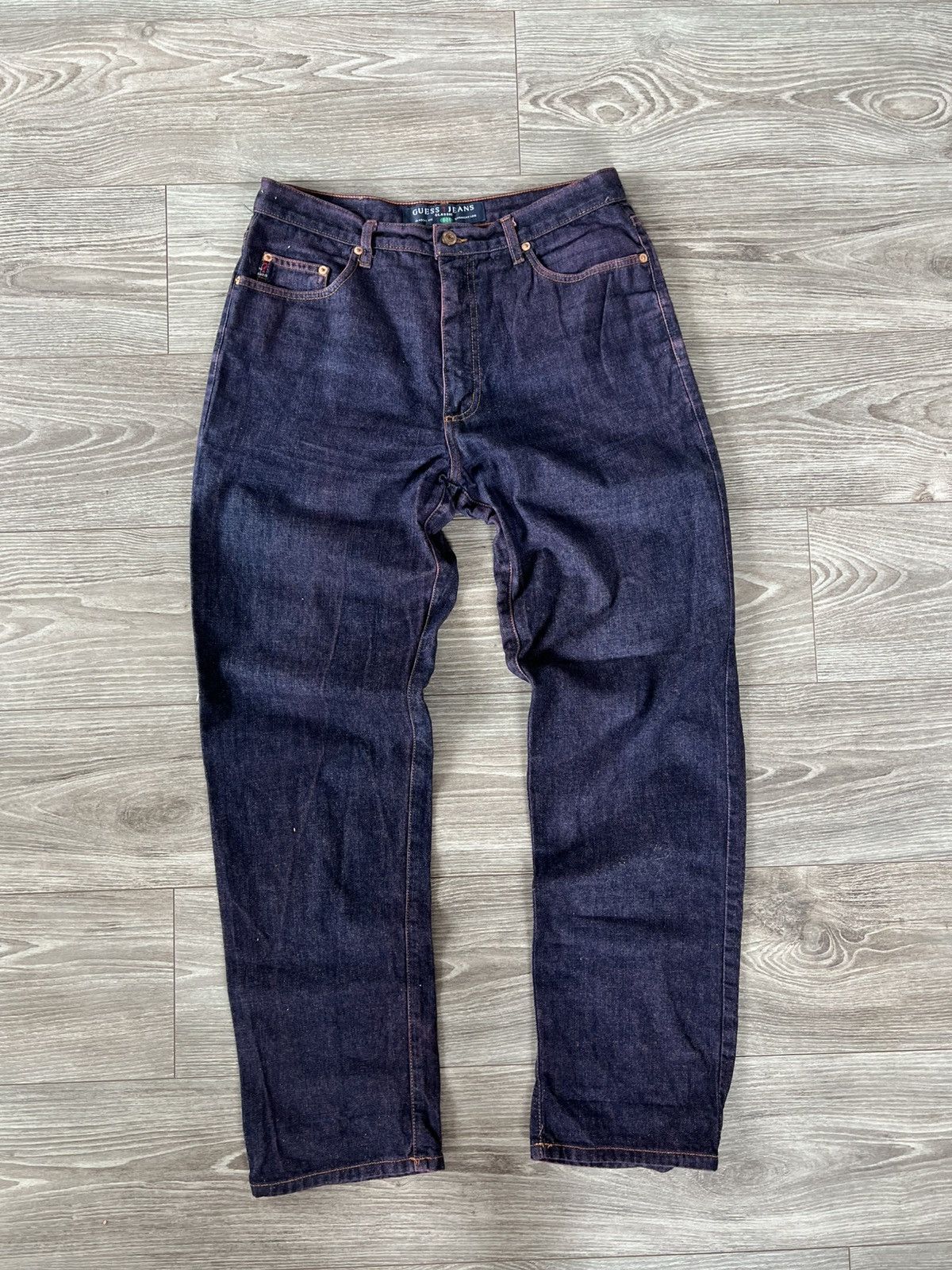 Guess ARCHIVAL Guess Made in USA vintage 80s 90s Classic Jeans Size US 34 / EU 50 - 2 Thumbnail