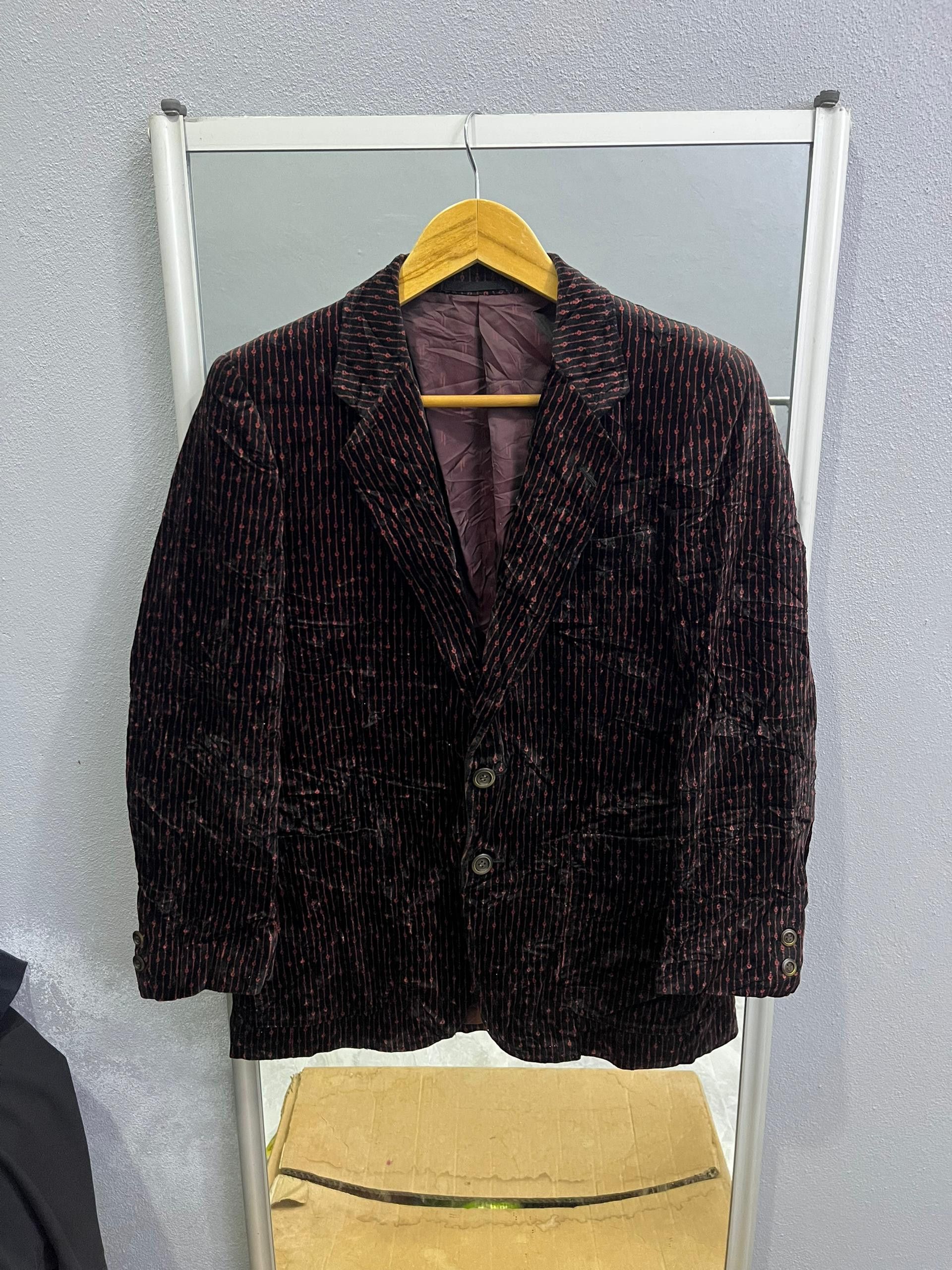 Japanese Brand Niedieck Brilliant Velvet Blazer German Fabric Size 38S - 1 Thumbnail