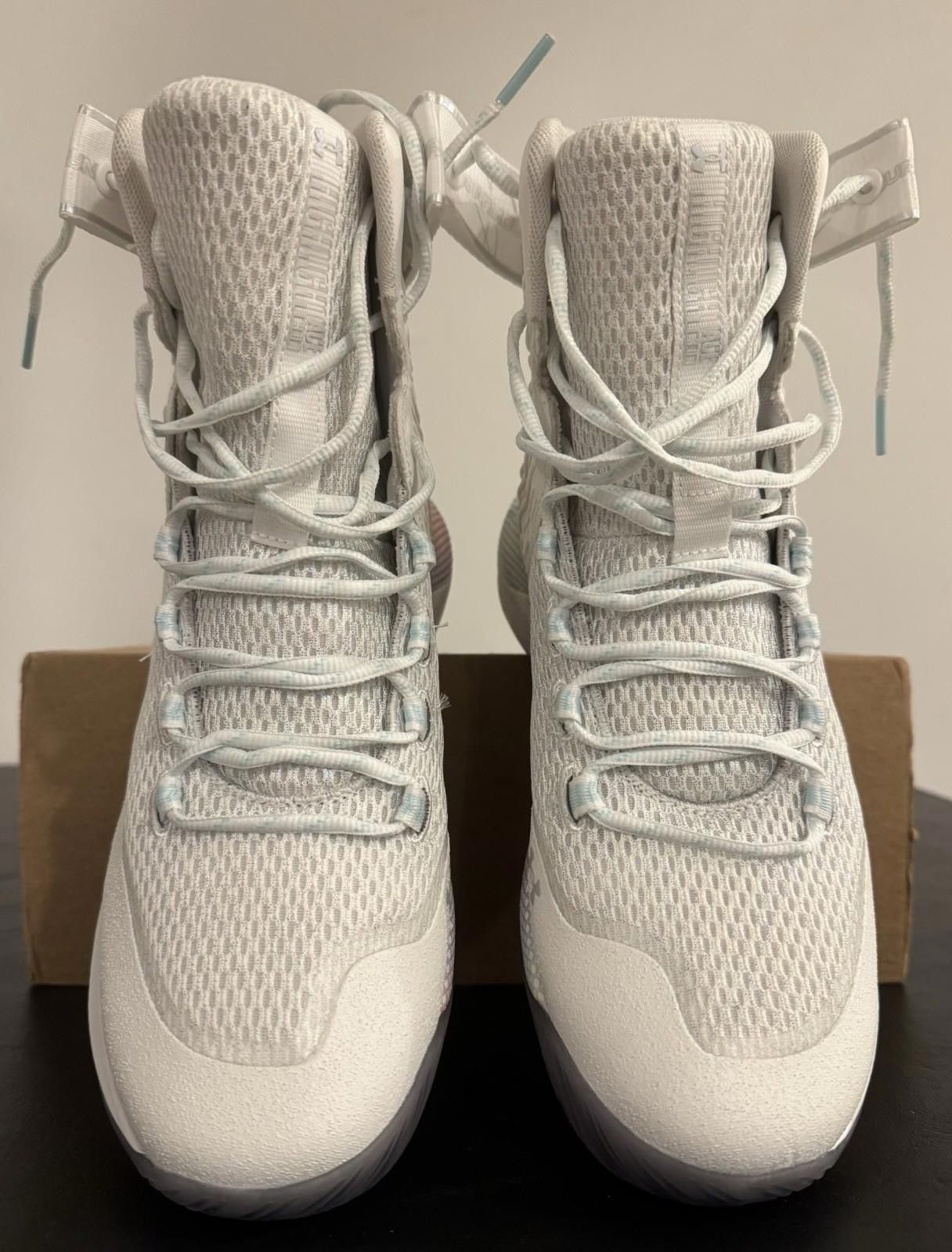 Under Armour Size 10.5 - Under Armour Highlight Ace White Breeze Silver W Size US 10.5 / IT 40.5 - 4 Thumbnail
