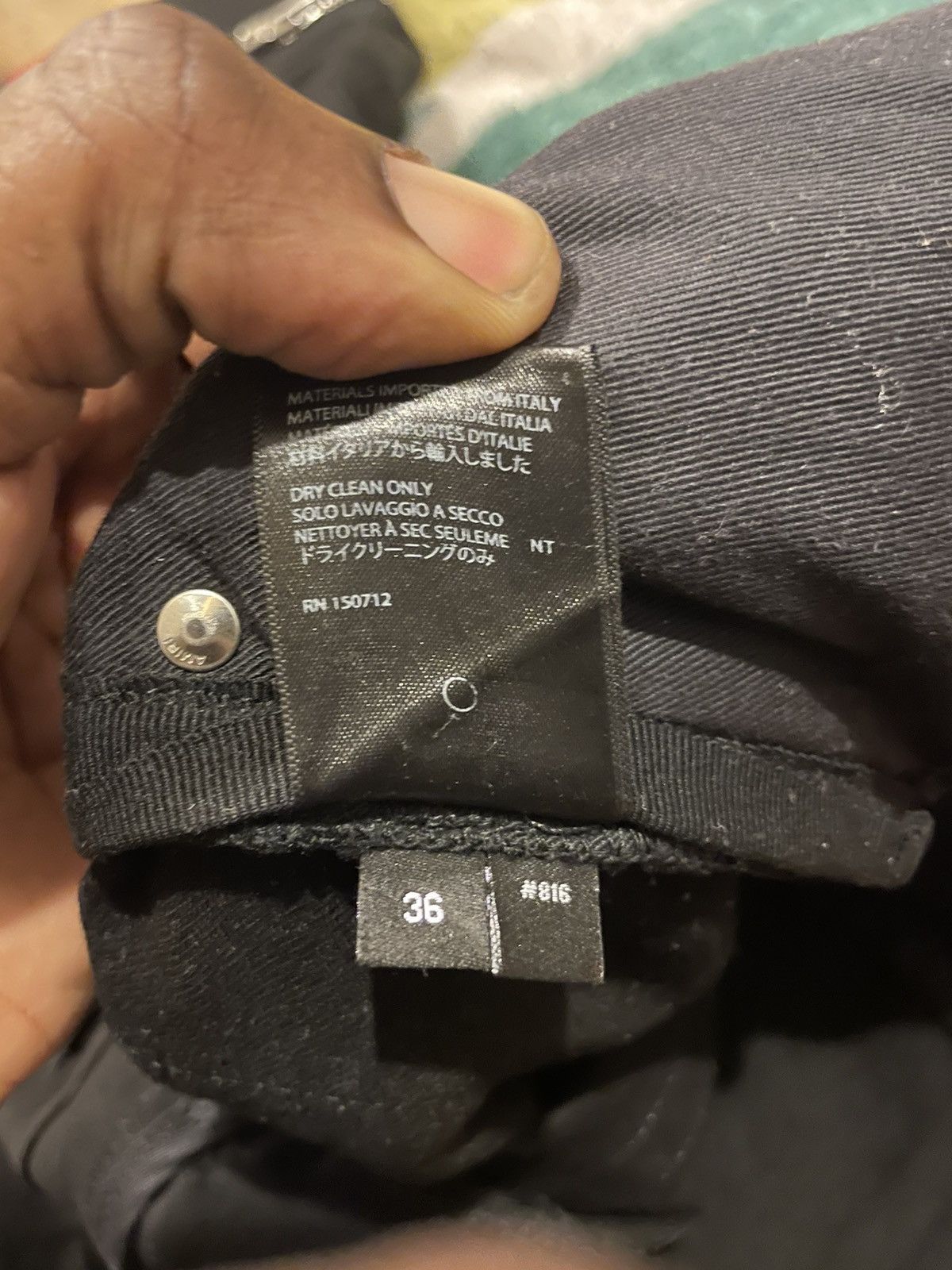 Amiri Black Patch Mx2 Jeans Size US 36 / EU 52 - 5 Thumbnail