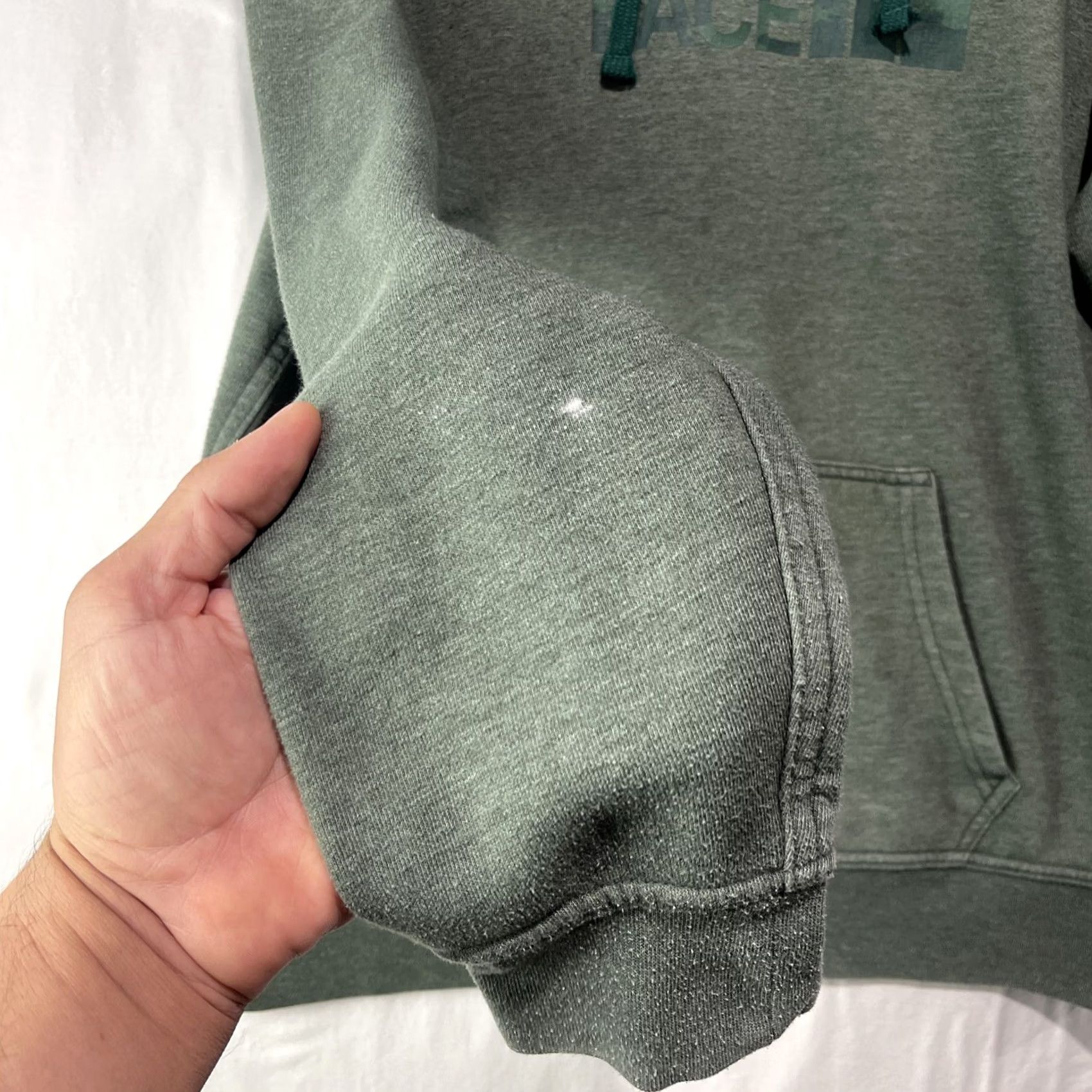 The North Face The North Face Hoodie Mens Large Green Half Dome Logo Fleece Graphic Print Pullover Classic Logo Size US L / EU 52-54 / 3 - 5 Thumbnail