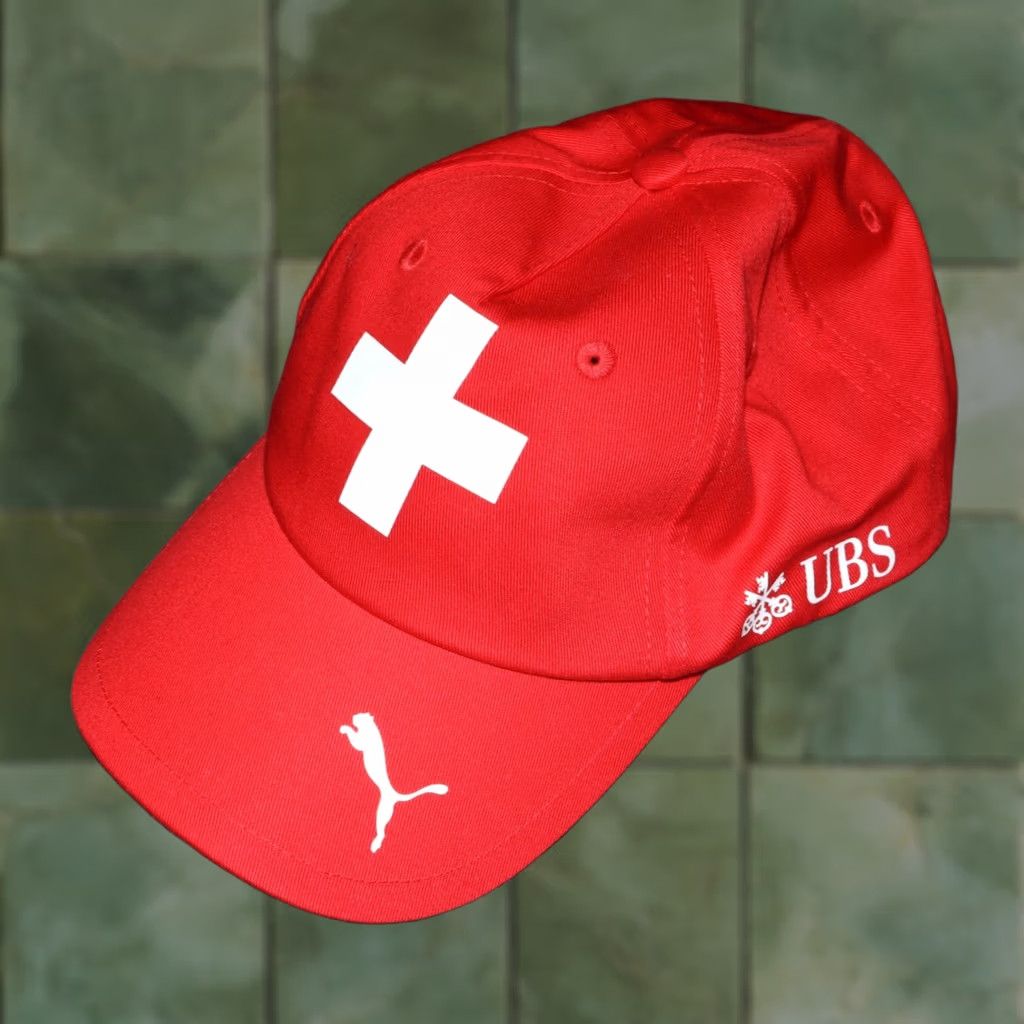Puma SWITZERLAND NATIONAL TEAM FOOTBALL CAP PUMA RED ONE SIZE ORIGINAL Baseball Hat Mens Adult Size ONE SIZE - 1 Thumbnail