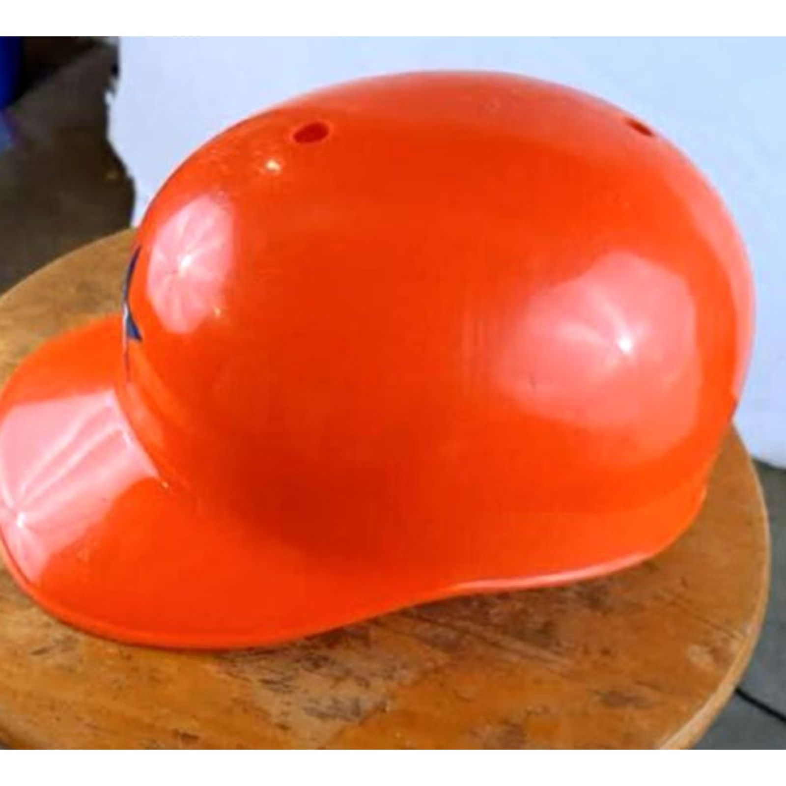 Vintage VINTAGE Laich Houston Astros Baseball Cap Adjustable 1969 Batting Helmet Orange Unisex Adults Adjustable Cap Size ONE SIZE - 2 Thumbnail