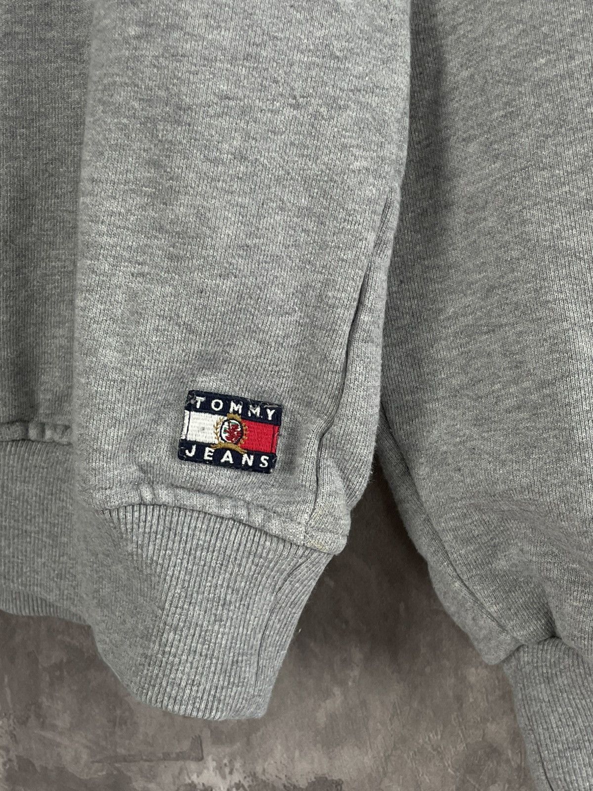 Tommy Hilfiger Tommy Jeans Big Embroidered Logo Baggy Sweatshirt Size S / US 4 / IT 40 - 7 Thumbnail