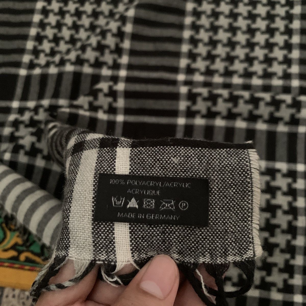 BEAUTY&YOUTH × Japanese Brand × Vintage Beauty and Youth United Arrows Scarf Keffiyeh Pattern Size ONE SIZE - 6 Thumbnail