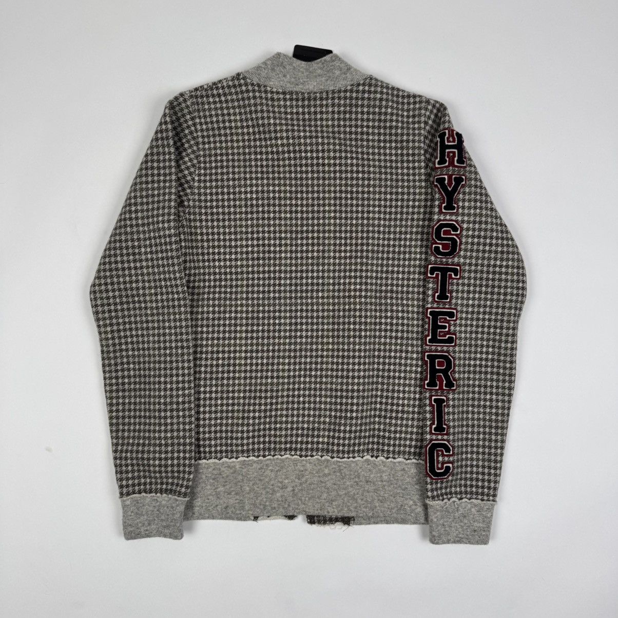 Hysteric Glamour Hysteric Glamour Checkered Bomber Sweatshirt Size US XS / EU 42 / 0 - 6 Thumbnail