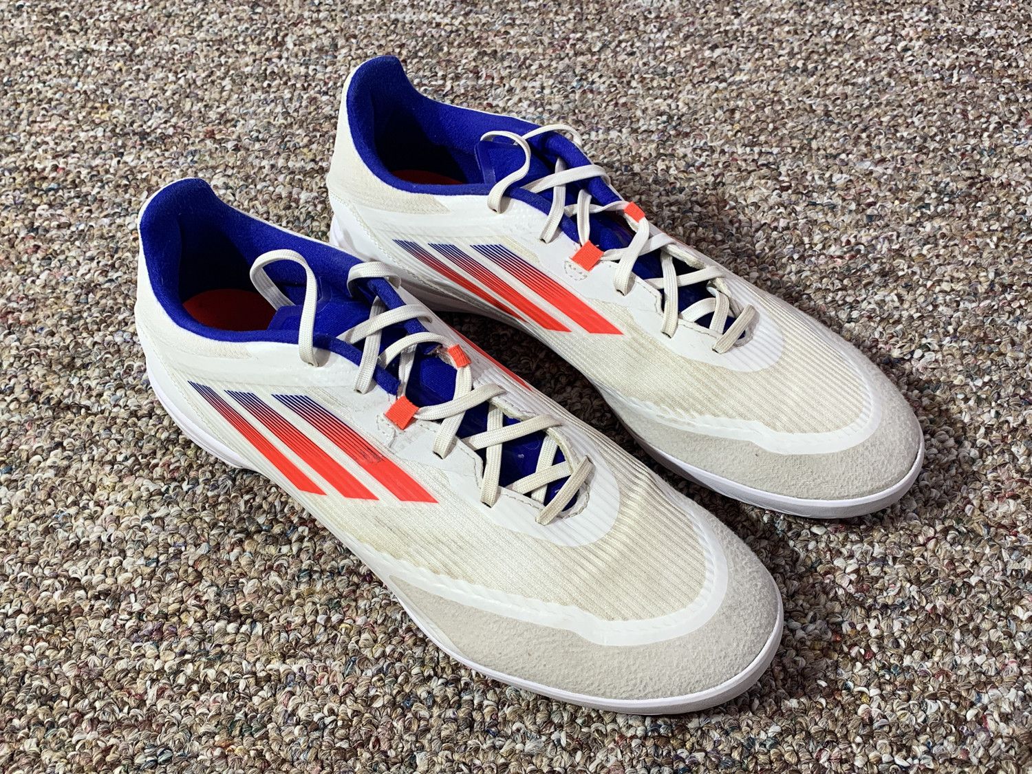 Adidas Adidas F50 League Indoor White Blue Red IF1395 Men's Size 11 Size US 11 / EU 44 - 1 Thumbnail