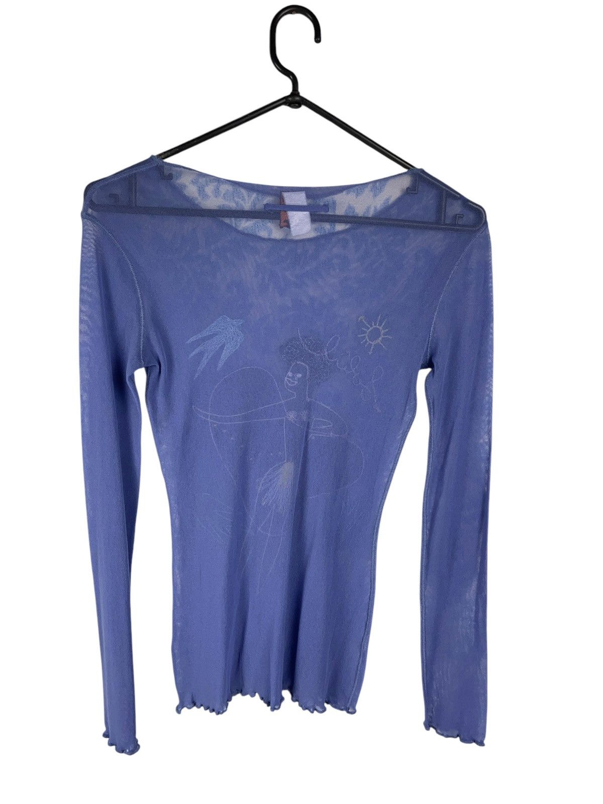 Jean Paul Gaultier Vintage Jean Paul Gaultier Soleil Hawaiian Girl Mesh Top Size S / US 4 / IT 40 - 2 Thumbnail