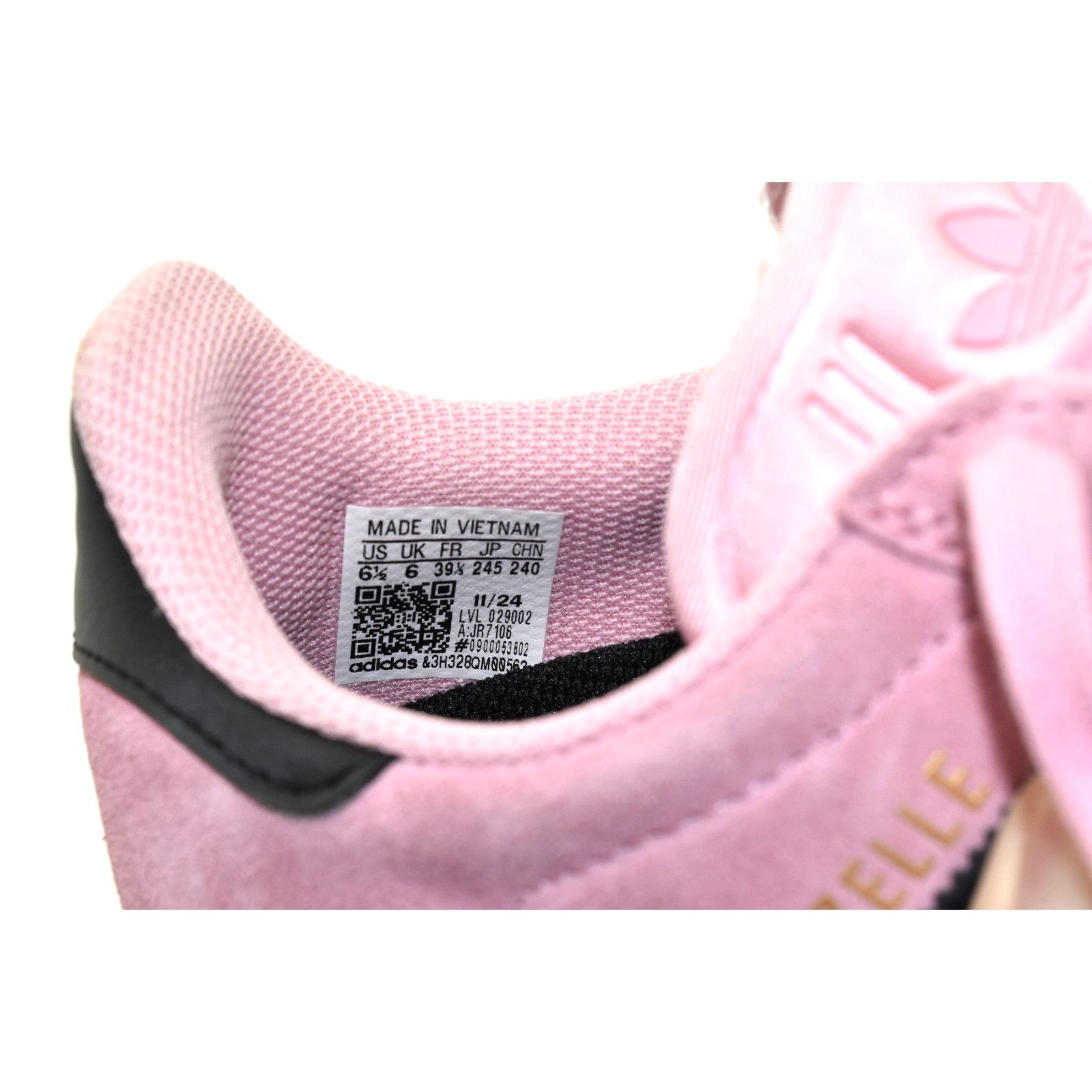 Adidas ADIDAS Gazelle ADV Light Pink/Core Black/Gum Skate Shoes 6.5 Size US 6.5 / EU 39-40 - 6 Thumbnail