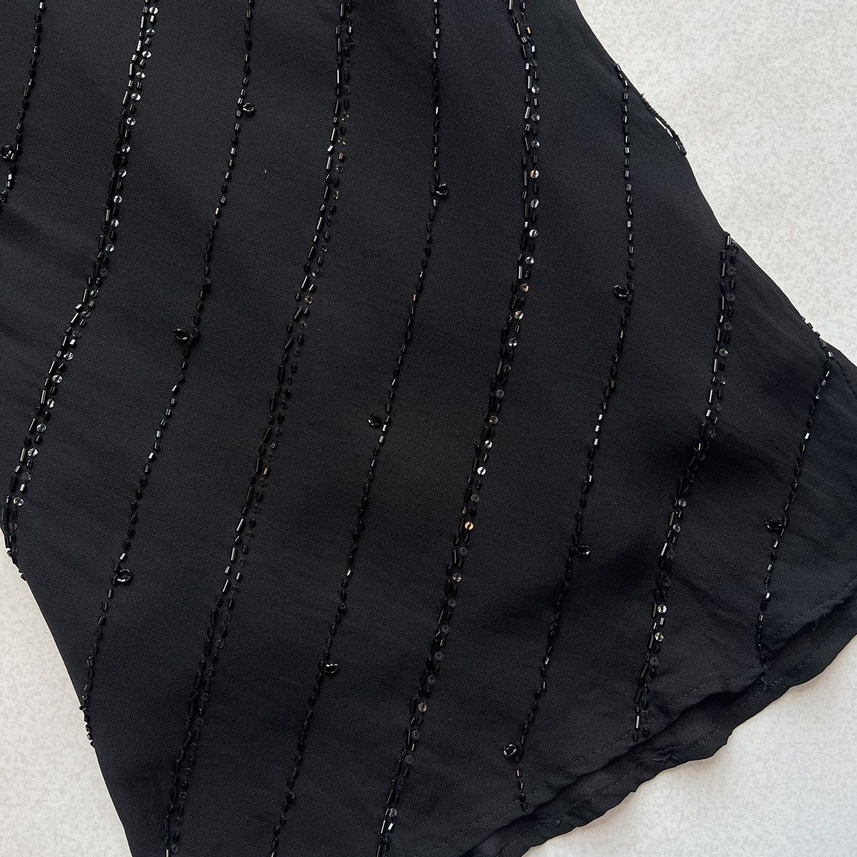 Japanese Brand × Other Black Sequin Mesh Tank Top Size M / US 6-8 / IT 42-44 - 3 Thumbnail