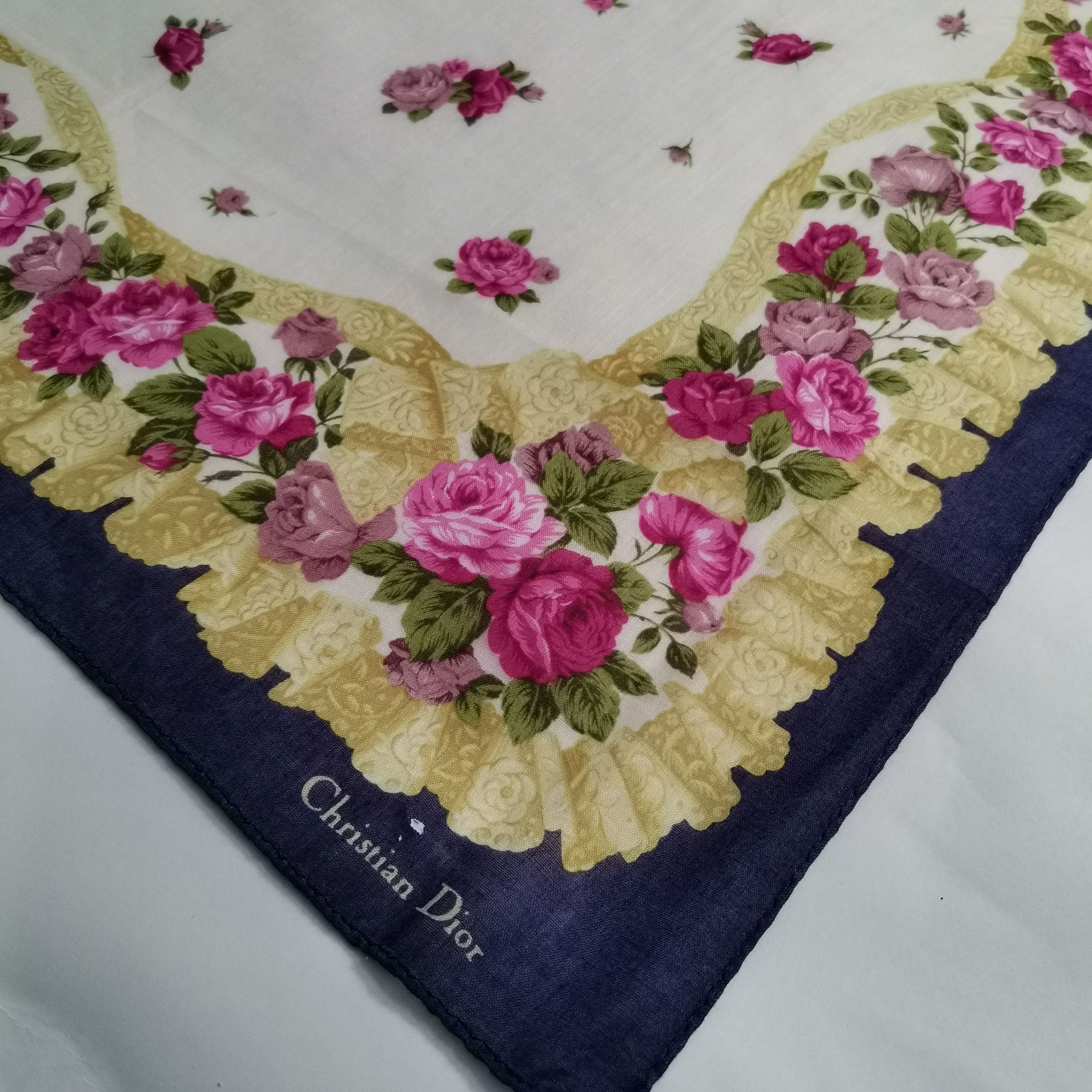 Christian Dior Monsieur CHRISTIAN DIOR HANDKERCHIEF/ NECKERCHIEF/ BANDANA/ SCARF Size ONE SIZE - 4 Thumbnail