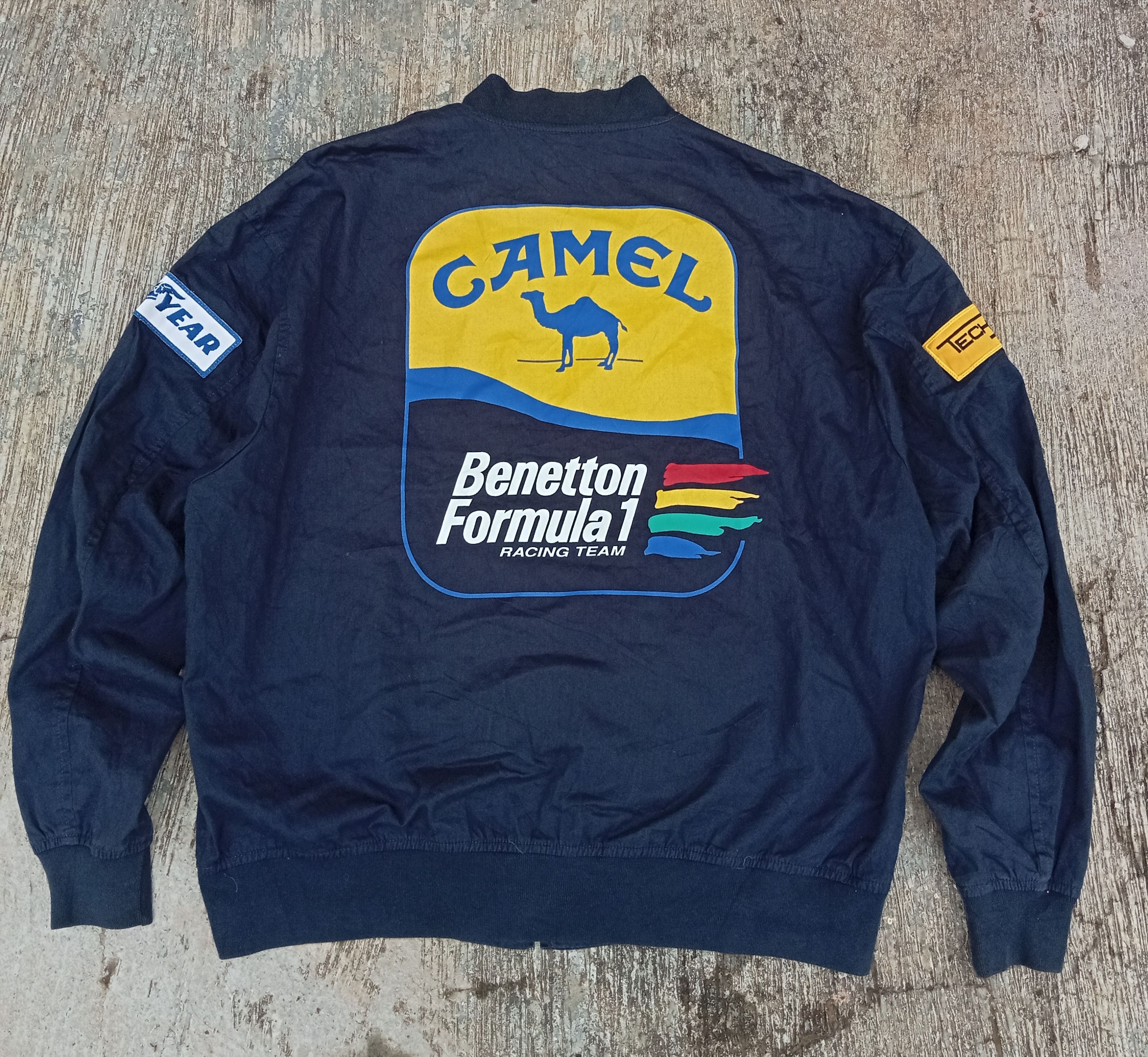 image of Sports Specialties x United Colors Of Benetton Vintage United Colors Of Benetton Camel Racing Jacke