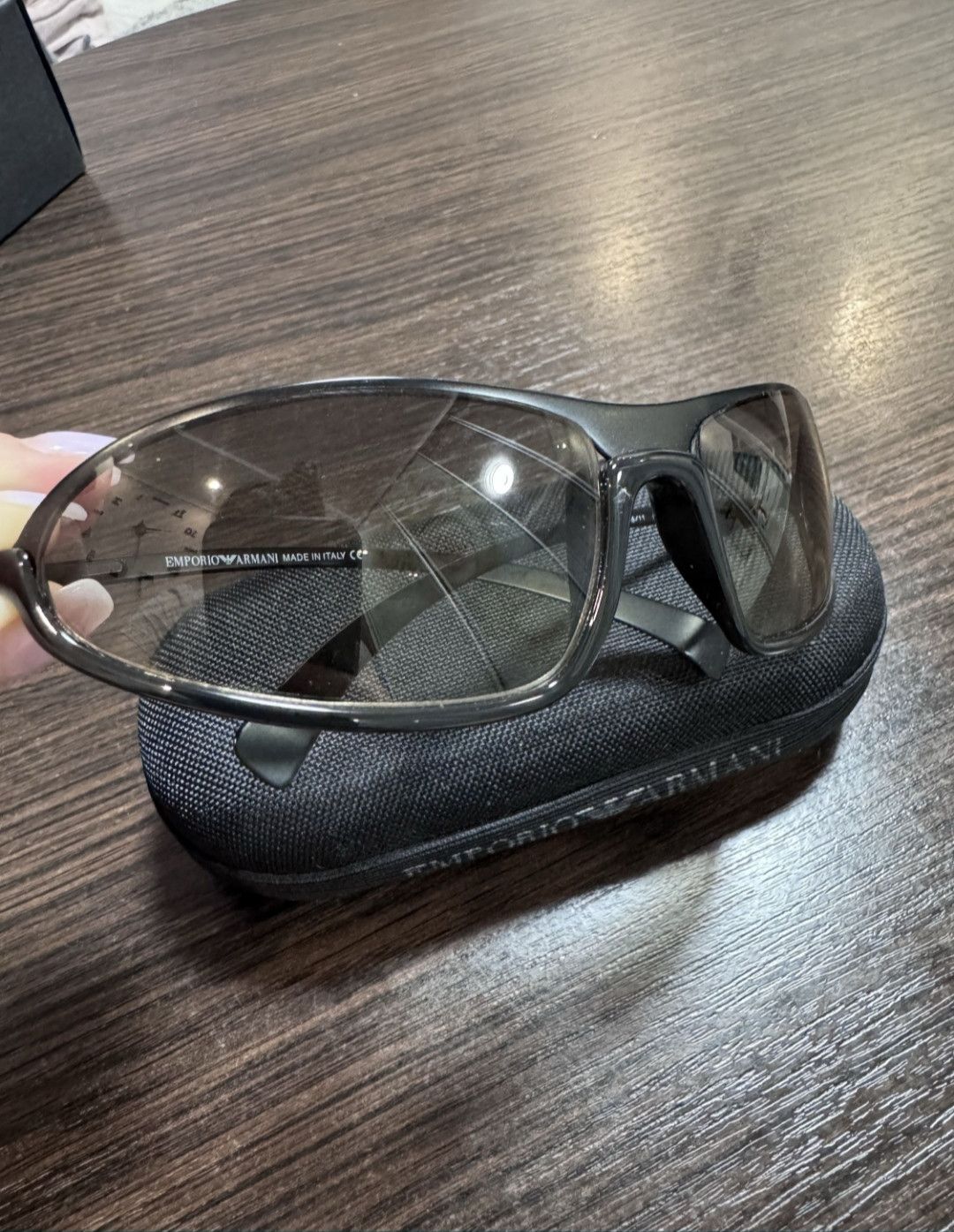 Emporio Armani Armani Emporio Shark Shape Vintage Sunglasses Size ONE SIZE - 1 Thumbnail