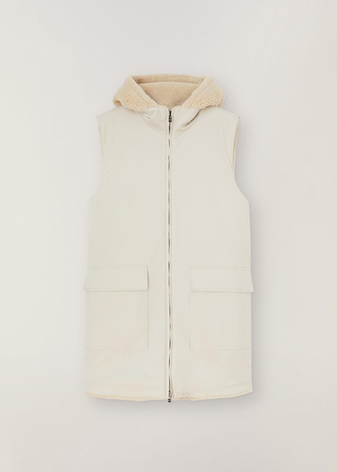 Loro Piana o1srvl11e0425 FAN0171 Reversible Vest in Off White Size M / US 6-8 / IT 42-44 - 1 Thumbnail