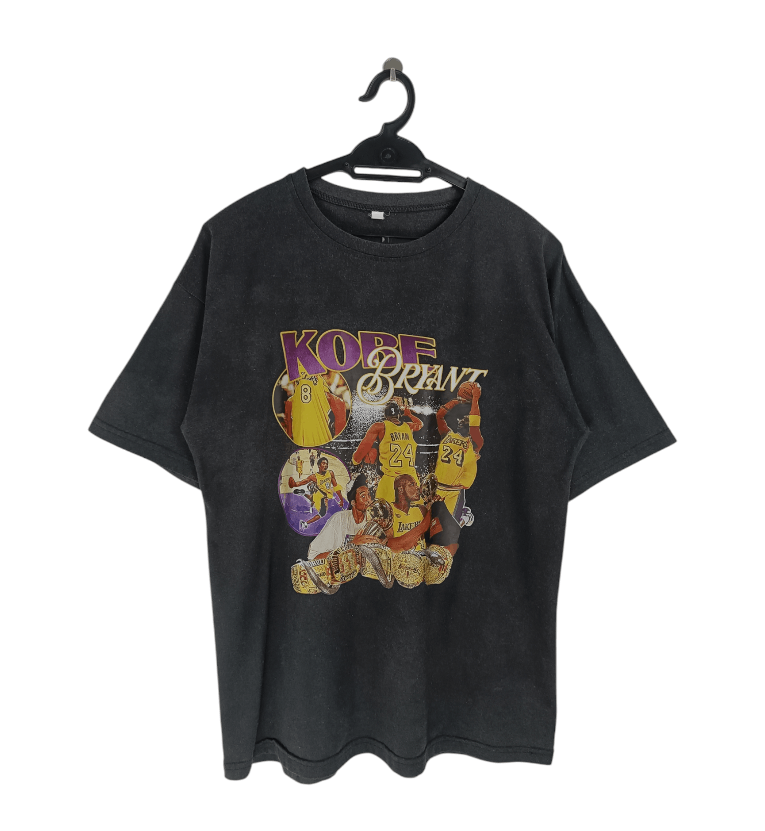 NBA VINTAGE KOBE BRYANT LAKERS RIP FADED TEE SHAQ LEBRON Size US M / EU 48-50 / 2 - 1 Thumbnail