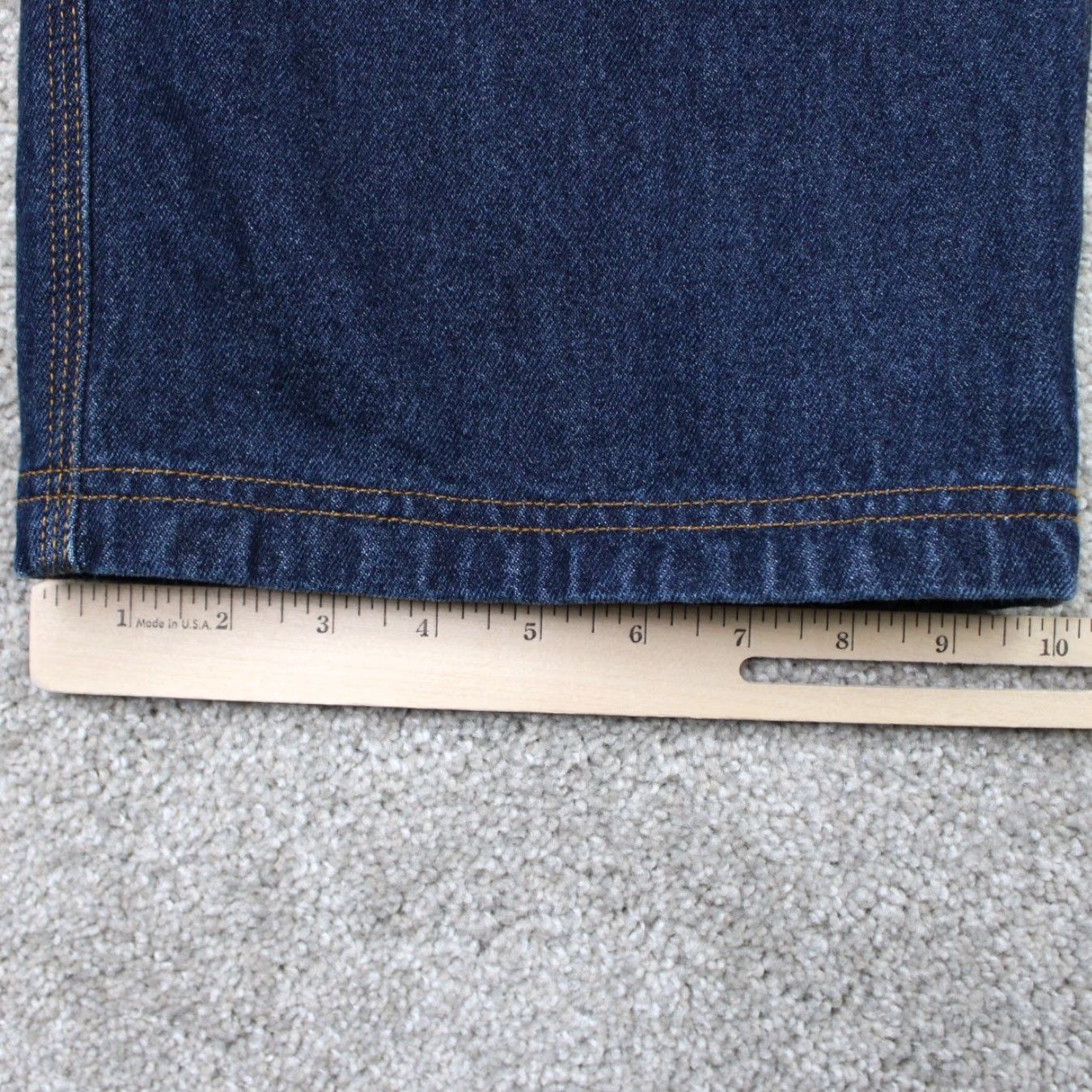 Vintage Duluth Mens Jeans 46x32 Blue Relaxed Straight 5-Pocket Denim Cotton Stretch Vintage No N/A Size US 30 / EU 46 - 4 Thumbnail