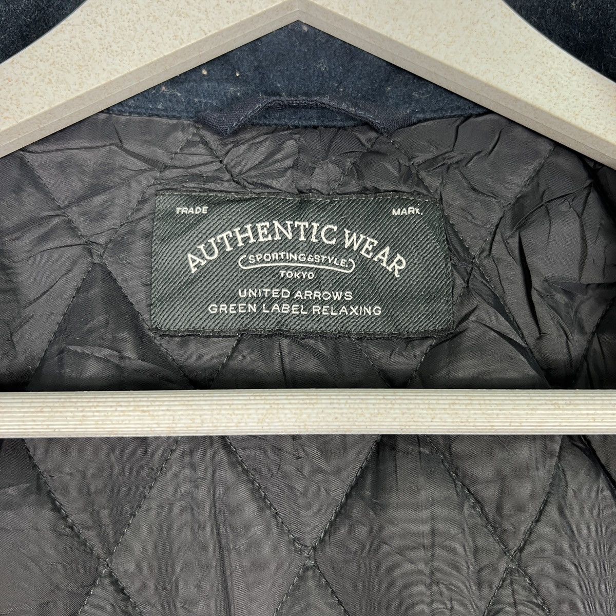 United Arrows 🔥 GREEN LABEL RELAXING UNITED ARROWS WOOL BOMBER JACKET Size US M / EU 48-50 / 2 - 15 Thumbnail