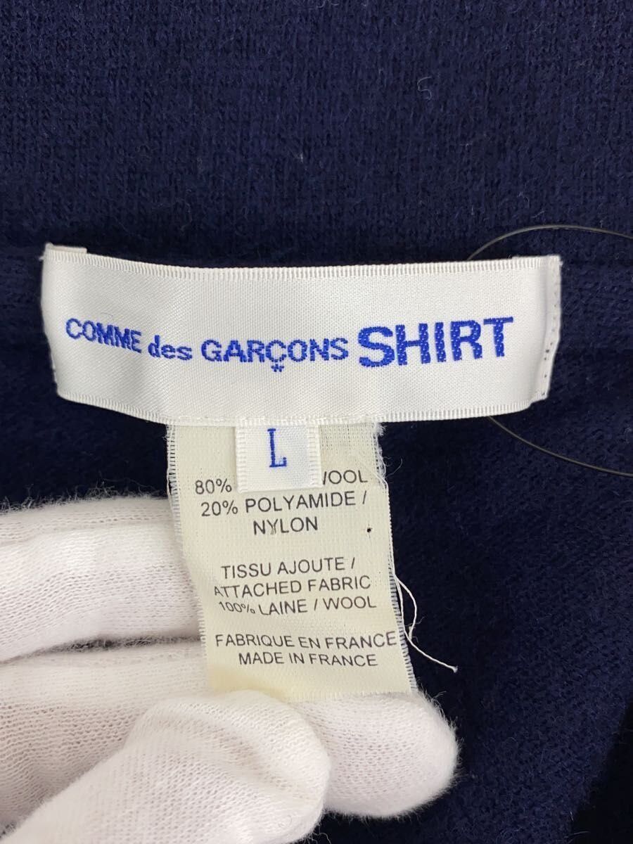 Comme des Garcons SHIRT Zip Long Sleeve Polo Shirt Size US L / EU 52-54 / 3 - 3 Thumbnail