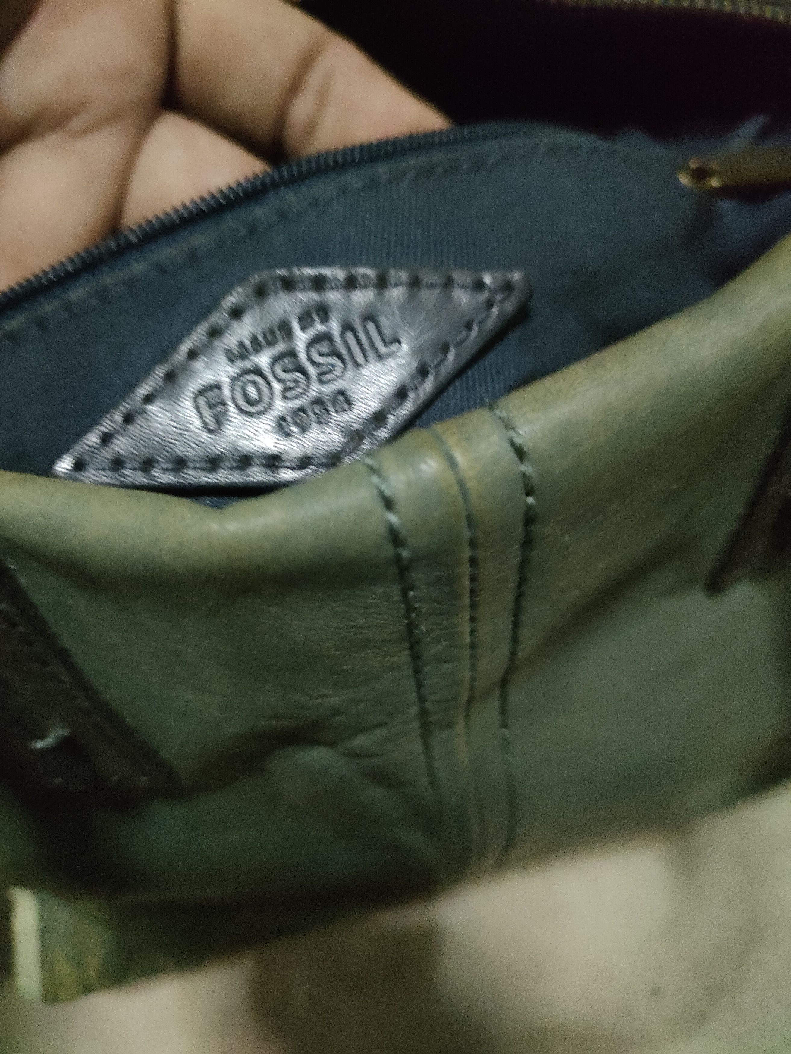 Fossil × Genuine Leather Fossil Leather Handbag Size ONE SIZE - 4 Thumbnail