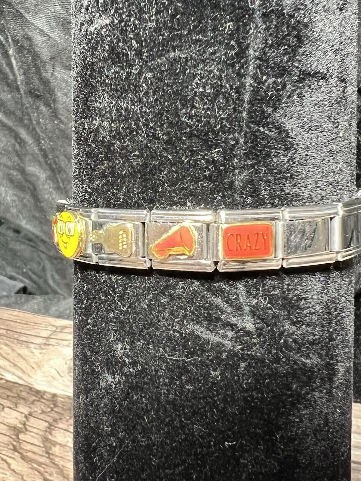 The Unbranded Brand Italian Charm Bracelet with Mixed misc. Vintage Charms Size ONE SIZE - 3 Thumbnail
