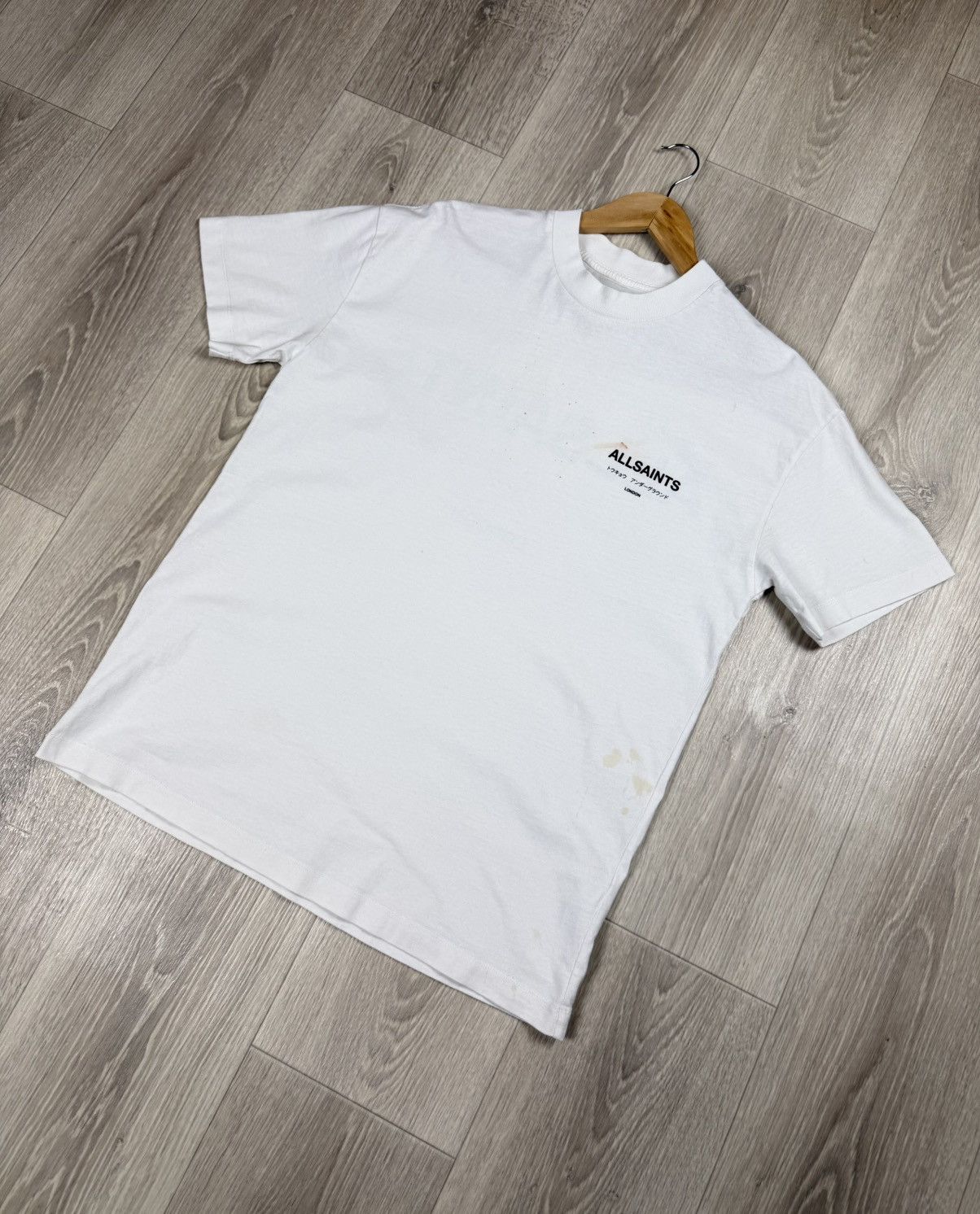 Allsaints Allsaints London Oversized Big Logo T Shirt Size US S / EU 44-46 / 1 - 4 Thumbnail